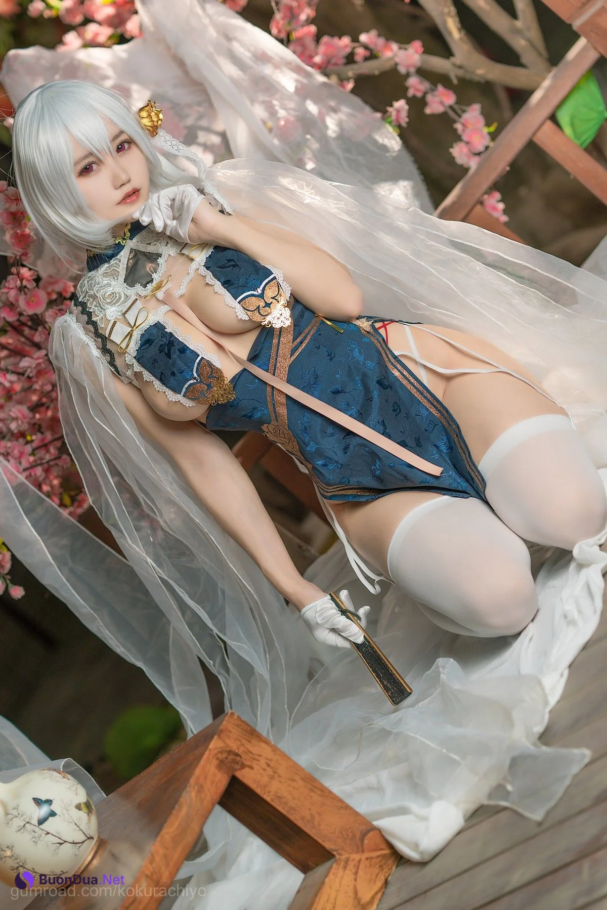 Cosplay 小仓千代 天狼星旗袍 - Photo 2