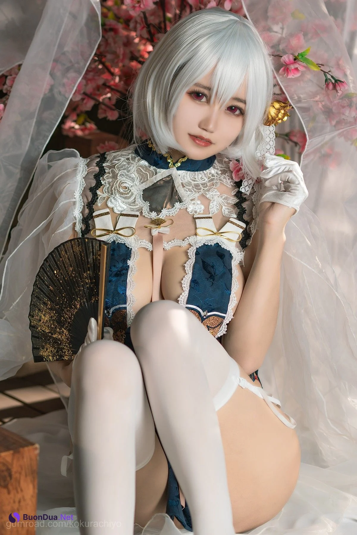 Cosplay 小仓千代 天狼星旗袍 - Photo 4