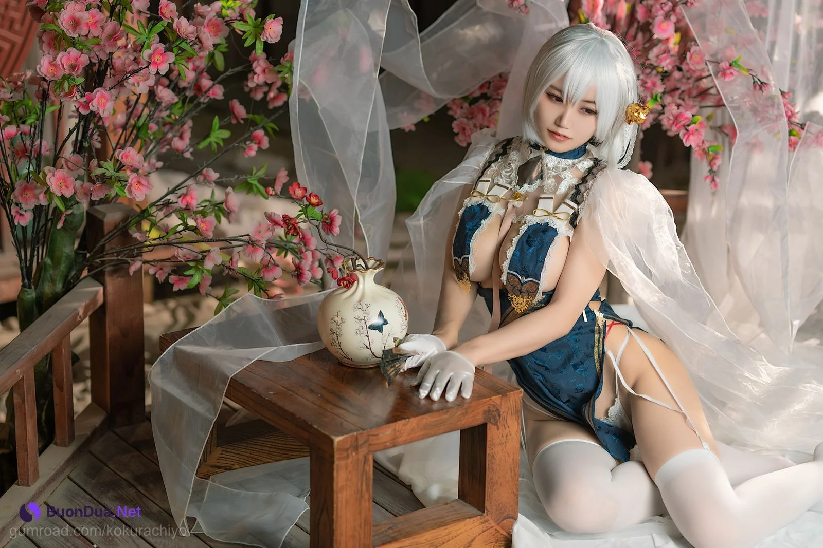 Cosplay 小仓千代 天狼星旗袍 - Photo 5