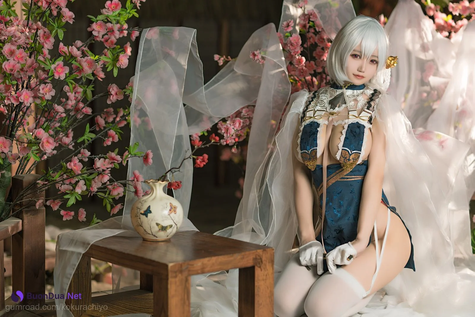 Cosplay 小仓千代 天狼星旗袍 - Photo 6