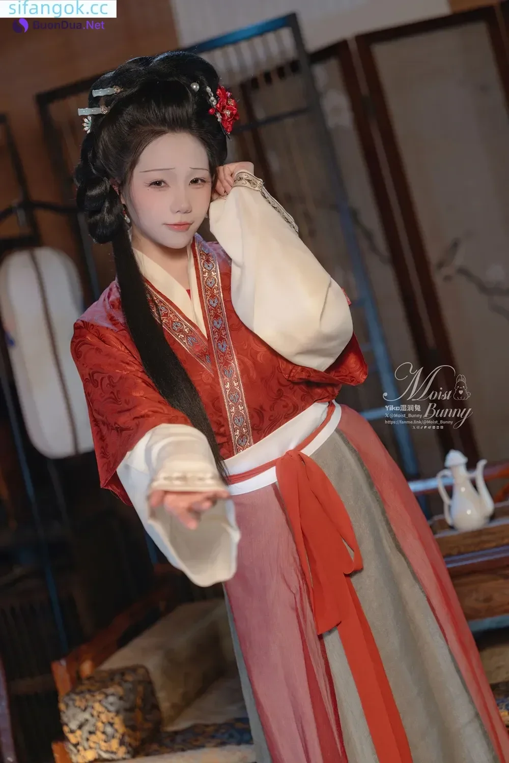 Cosplay 黏黏团子兔 – 快马加鞭·金莲迎春 - Photo 2