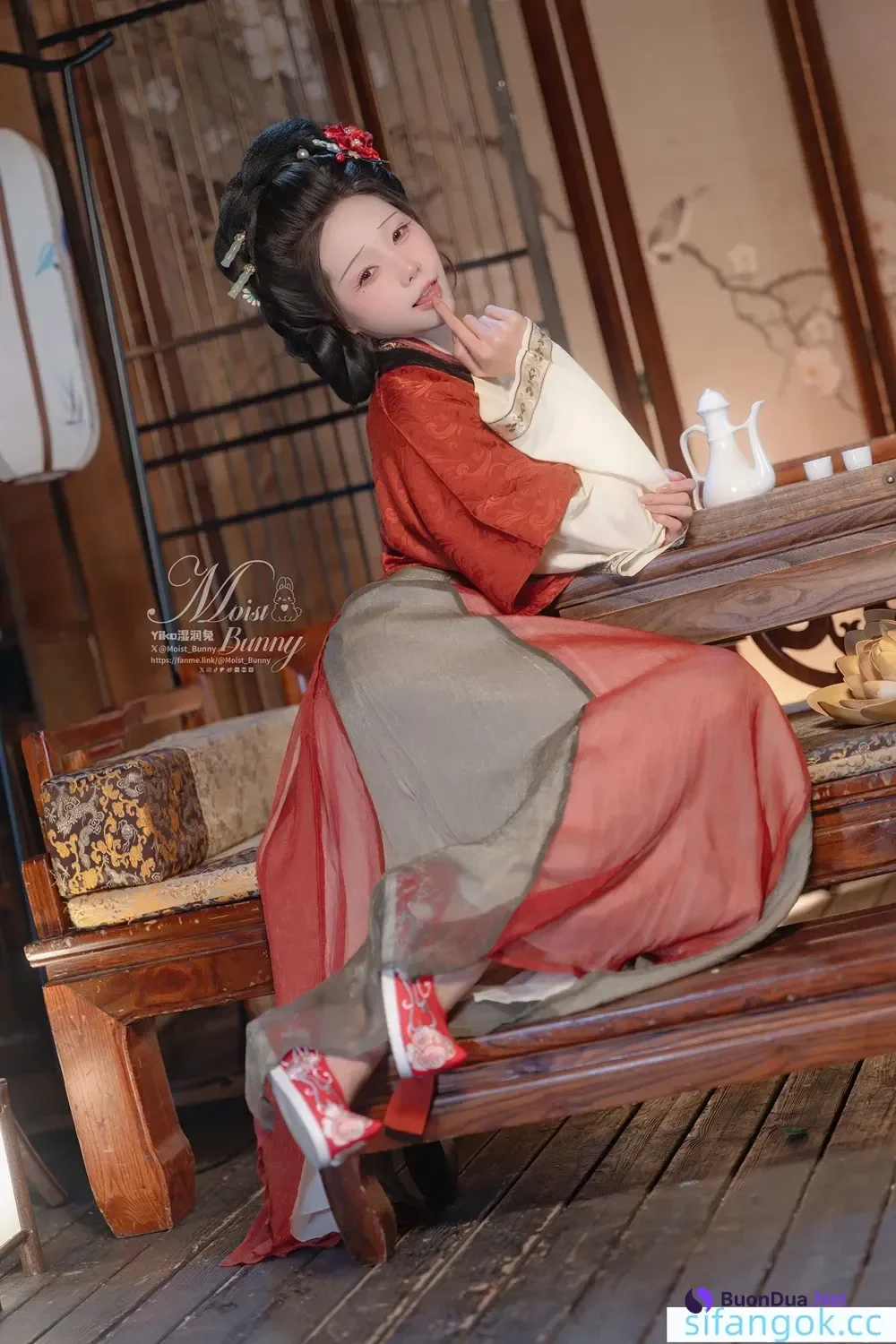Cosplay 黏黏团子兔 – 快马加鞭·金莲迎春 - Photo 3