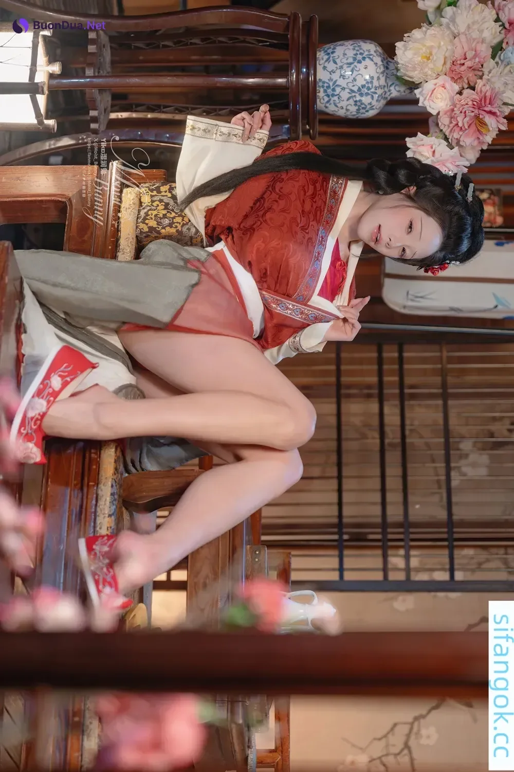 Cosplay 黏黏团子兔 – 快马加鞭·金莲迎春 - Photo 4