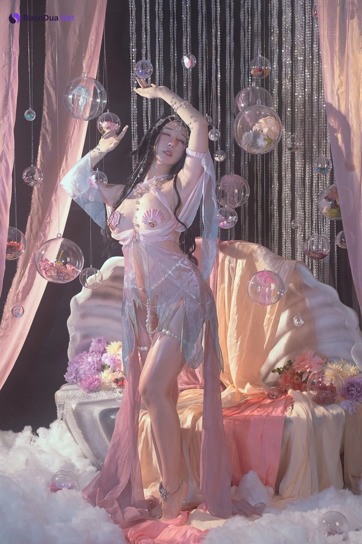 Cosplay 云溪溪 奶桃 海的女儿 - Photo 2