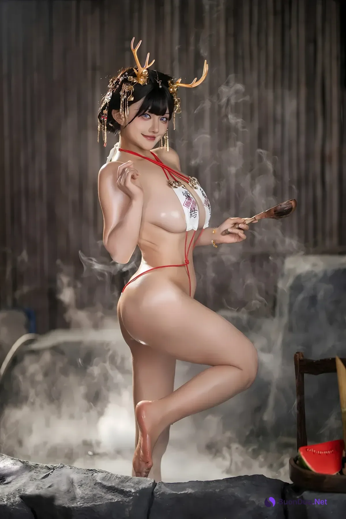 Cosplay 虎牙古阿扎 – 泉之龙精灵 - Photo 11