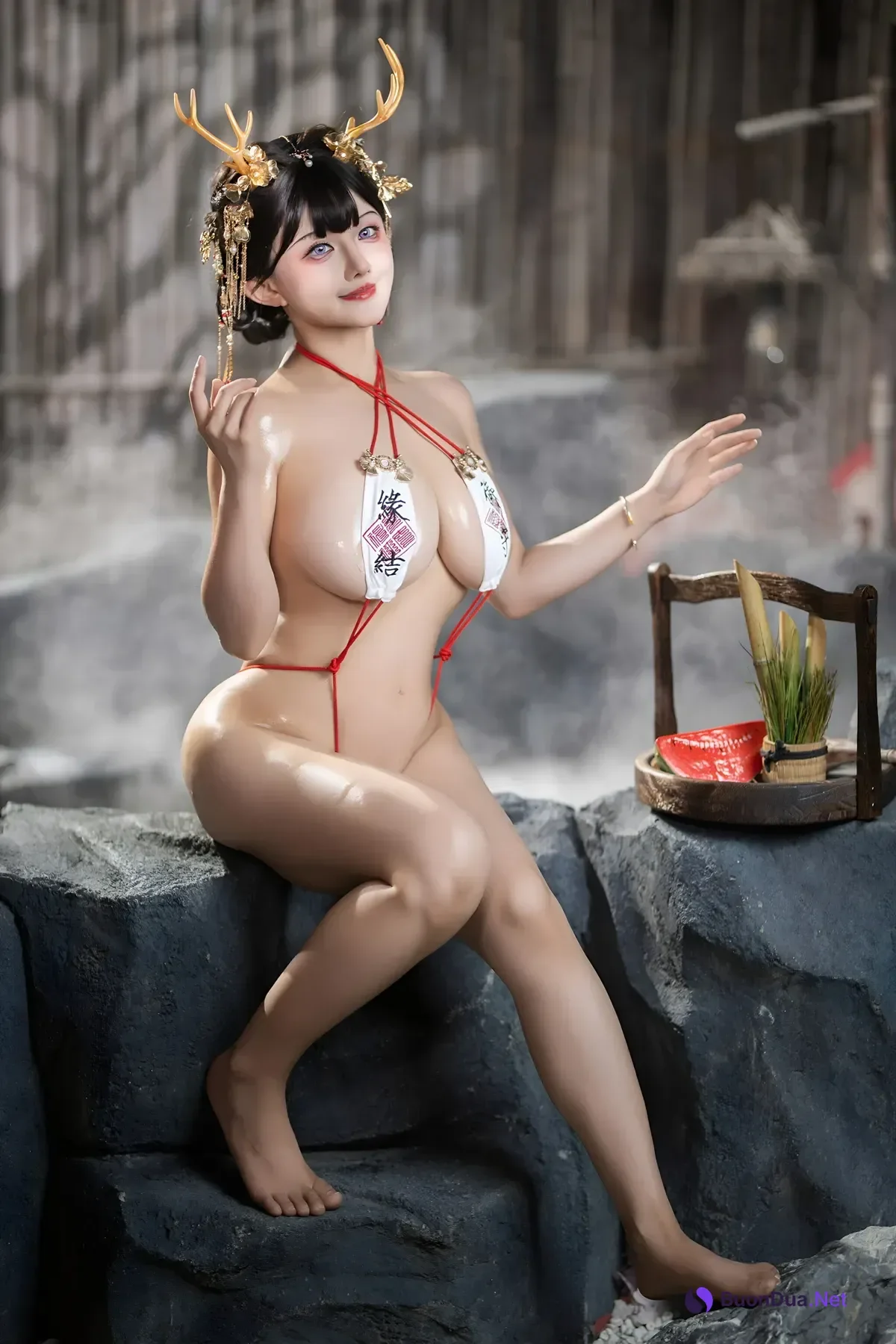Cosplay 虎牙古阿扎 – 泉之龙精灵 - Photo 13