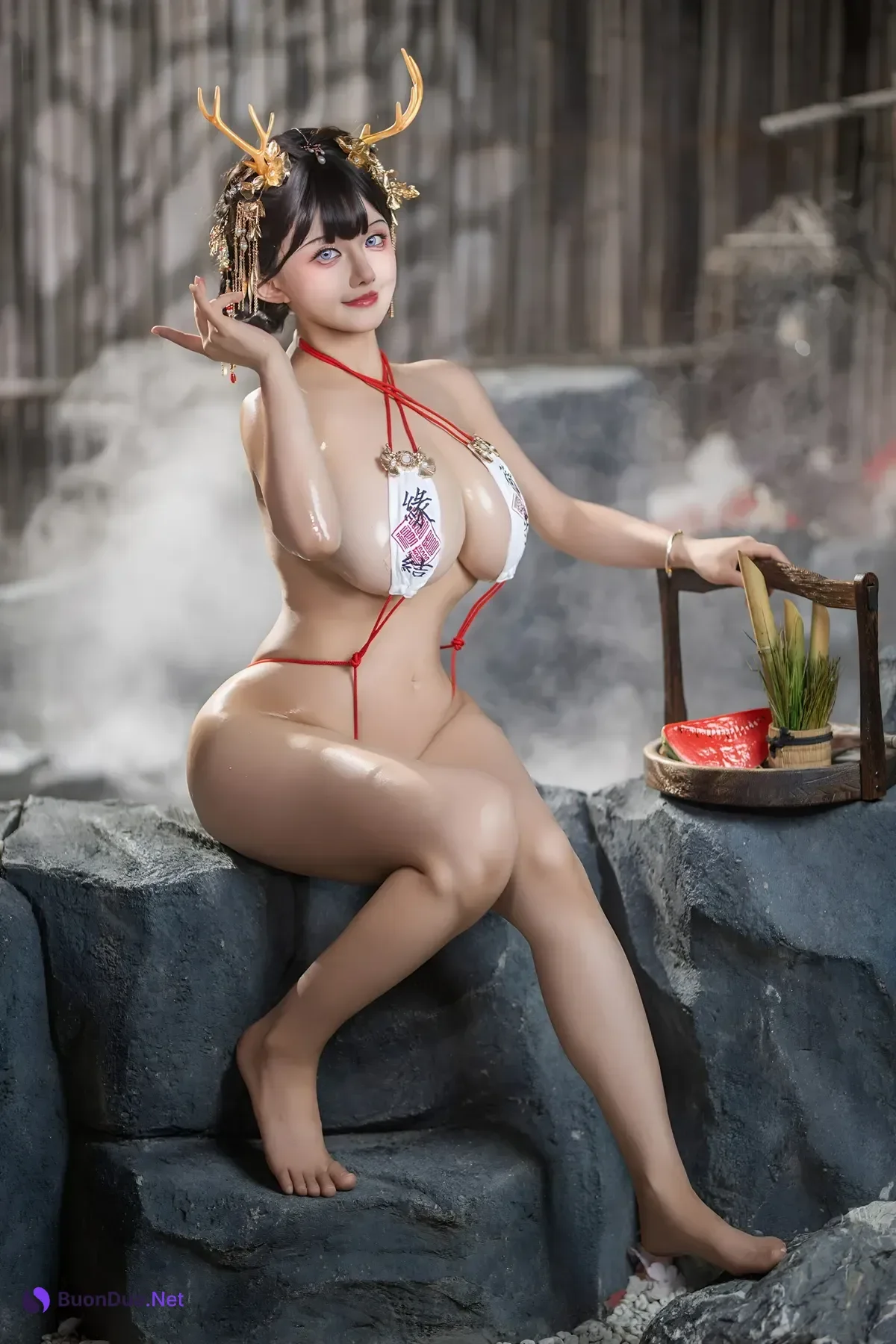 Cosplay 虎牙古阿扎 – 泉之龙精灵 - Photo 14