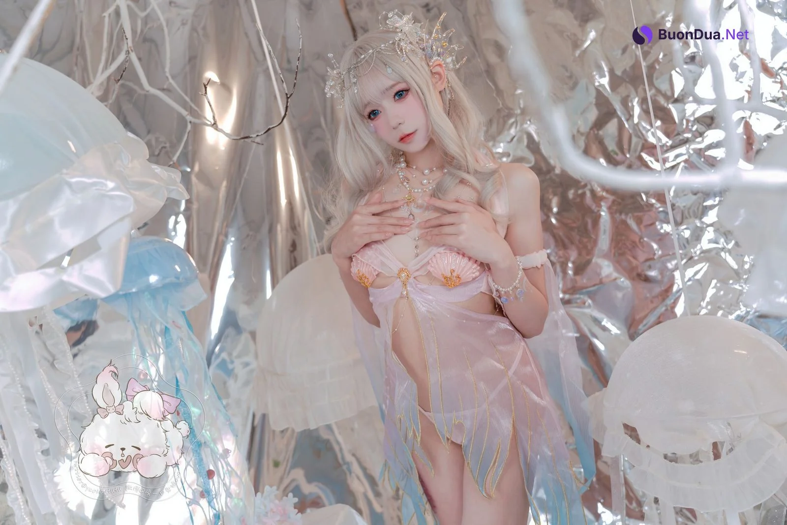 Cosplay 黏黏团子兔 海的女儿 - Photo 11