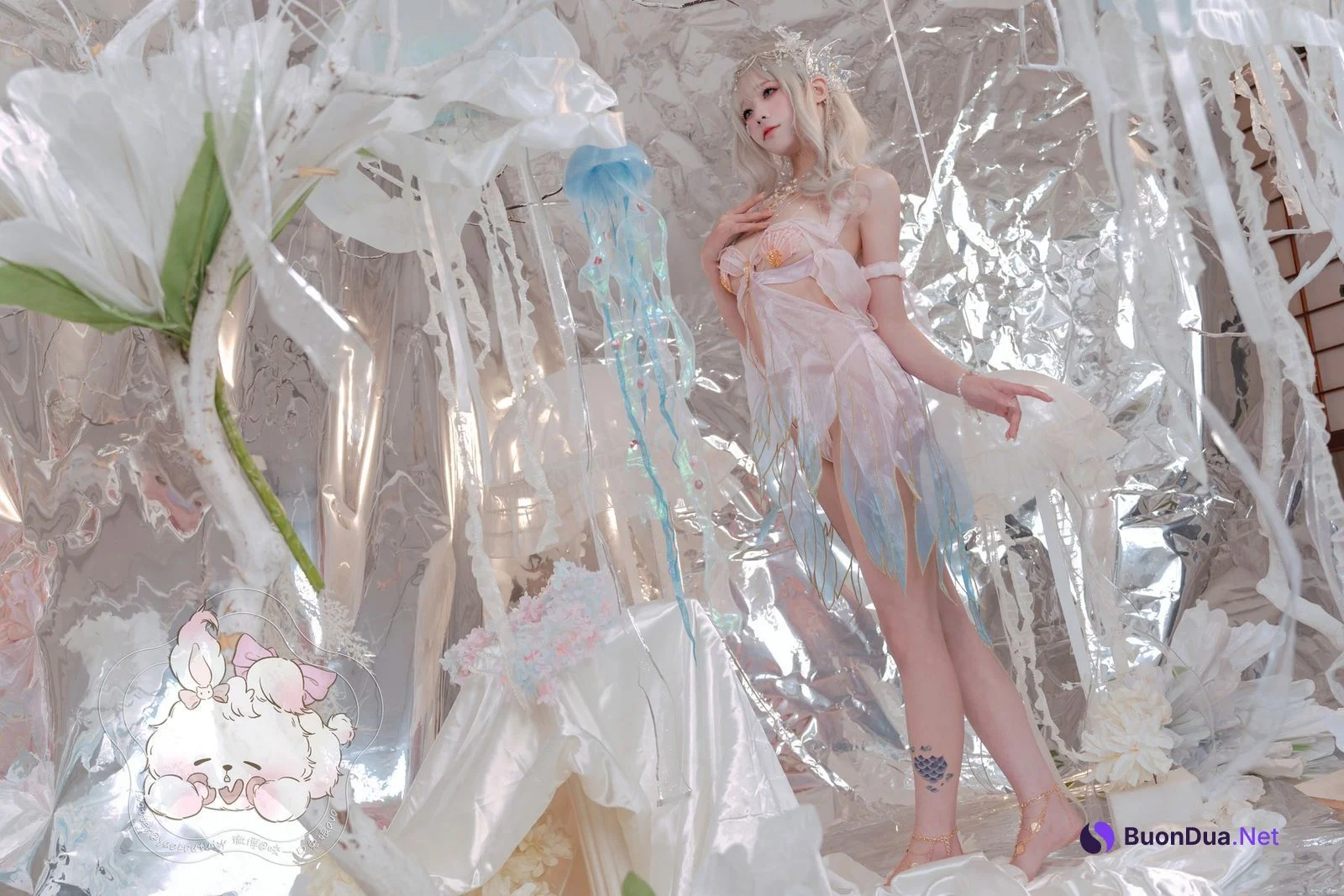 Cosplay 黏黏团子兔 海的女儿 - Photo 13