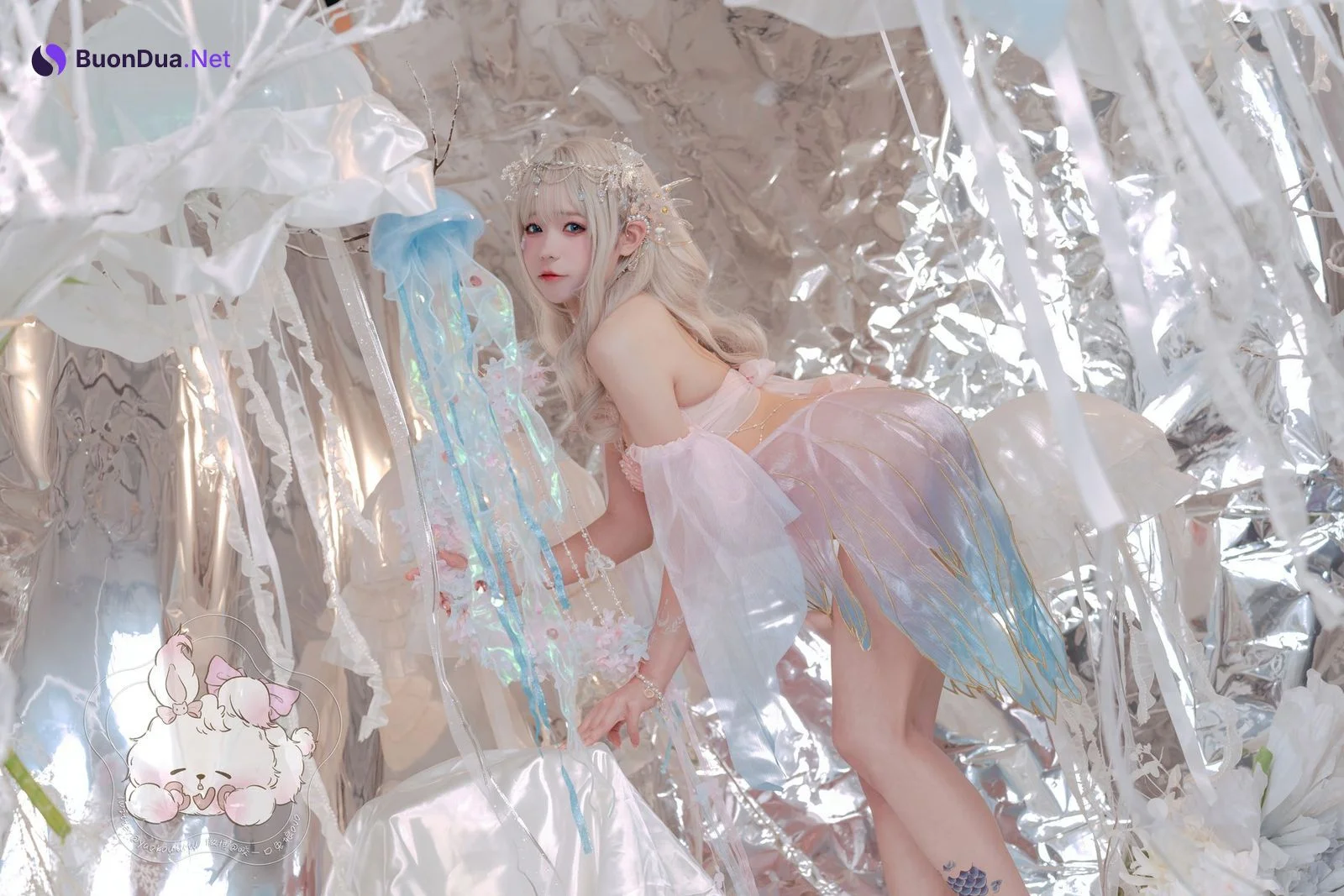 Cosplay 黏黏团子兔 海的女儿 - Photo 3