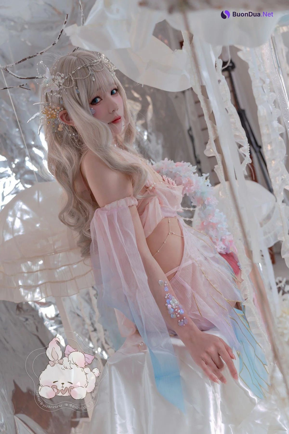 Cosplay 黏黏团子兔 海的女儿 - Photo 9