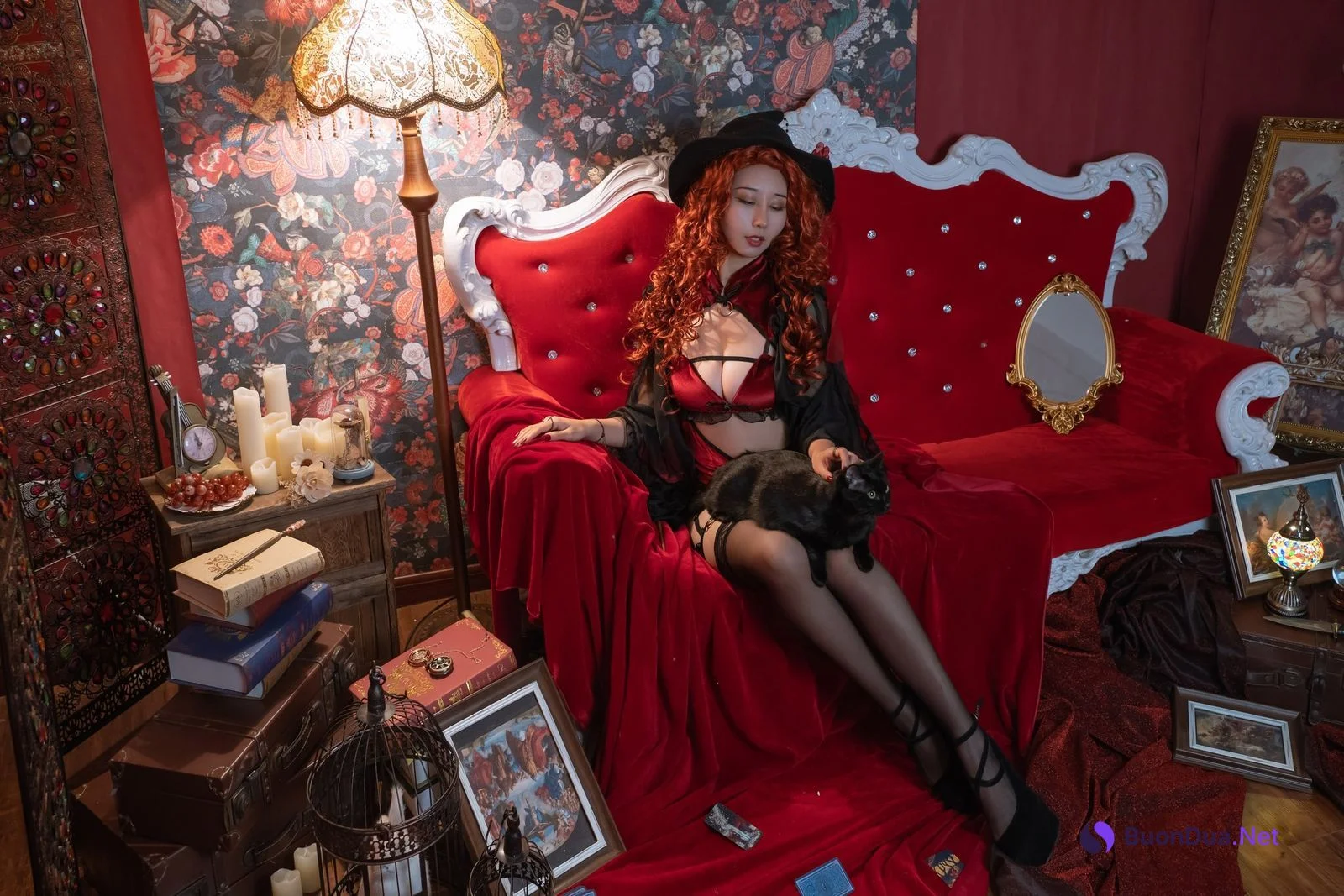 Cosplay 云溪溪 奶桃 女巫和艳后 - Photo 12