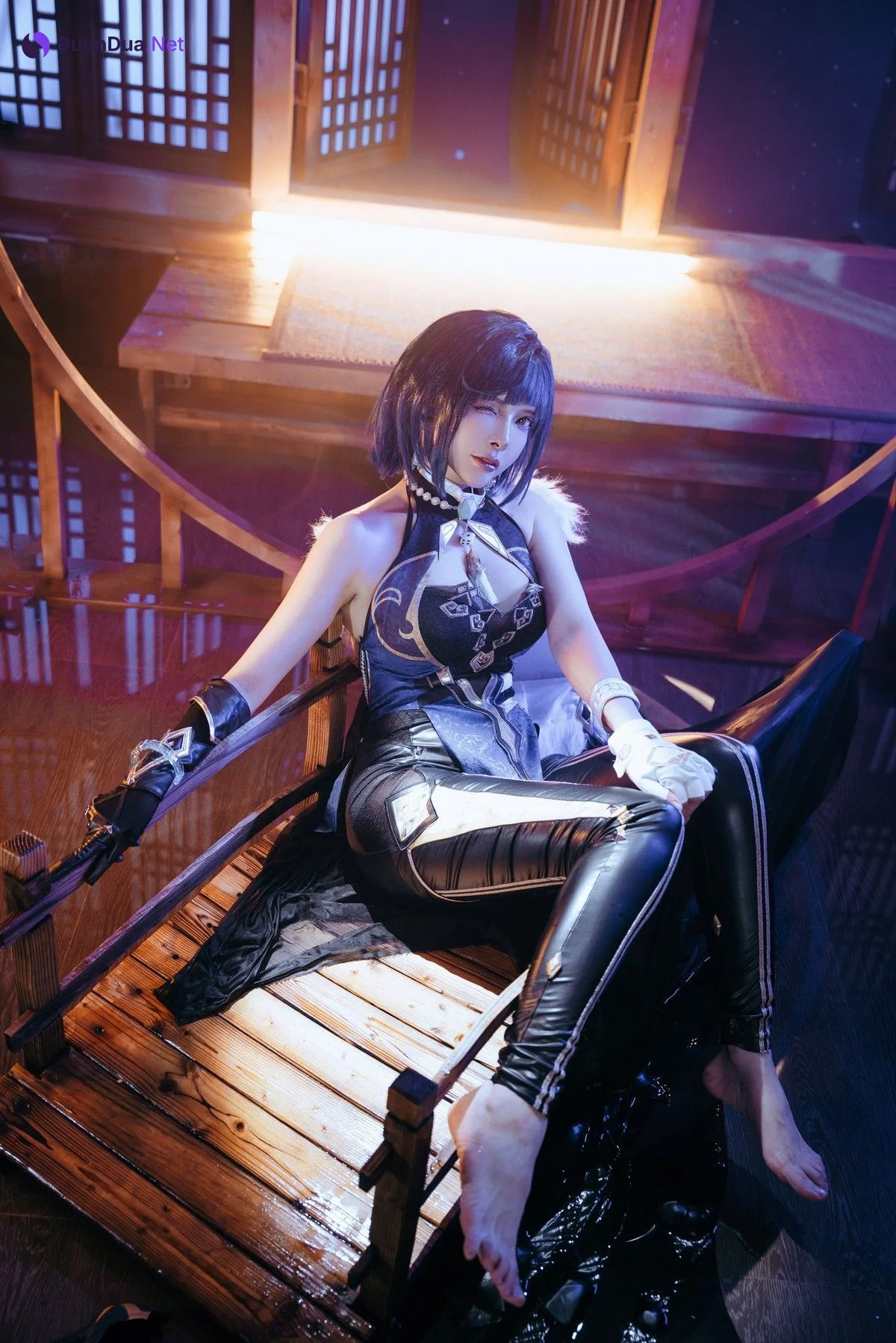 Cosplay 夏小秋秋秋 夜兰 - Photo 3