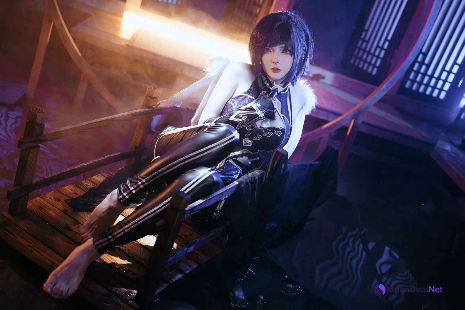 Cosplay 夏小秋秋秋 夜兰 - Photo 5