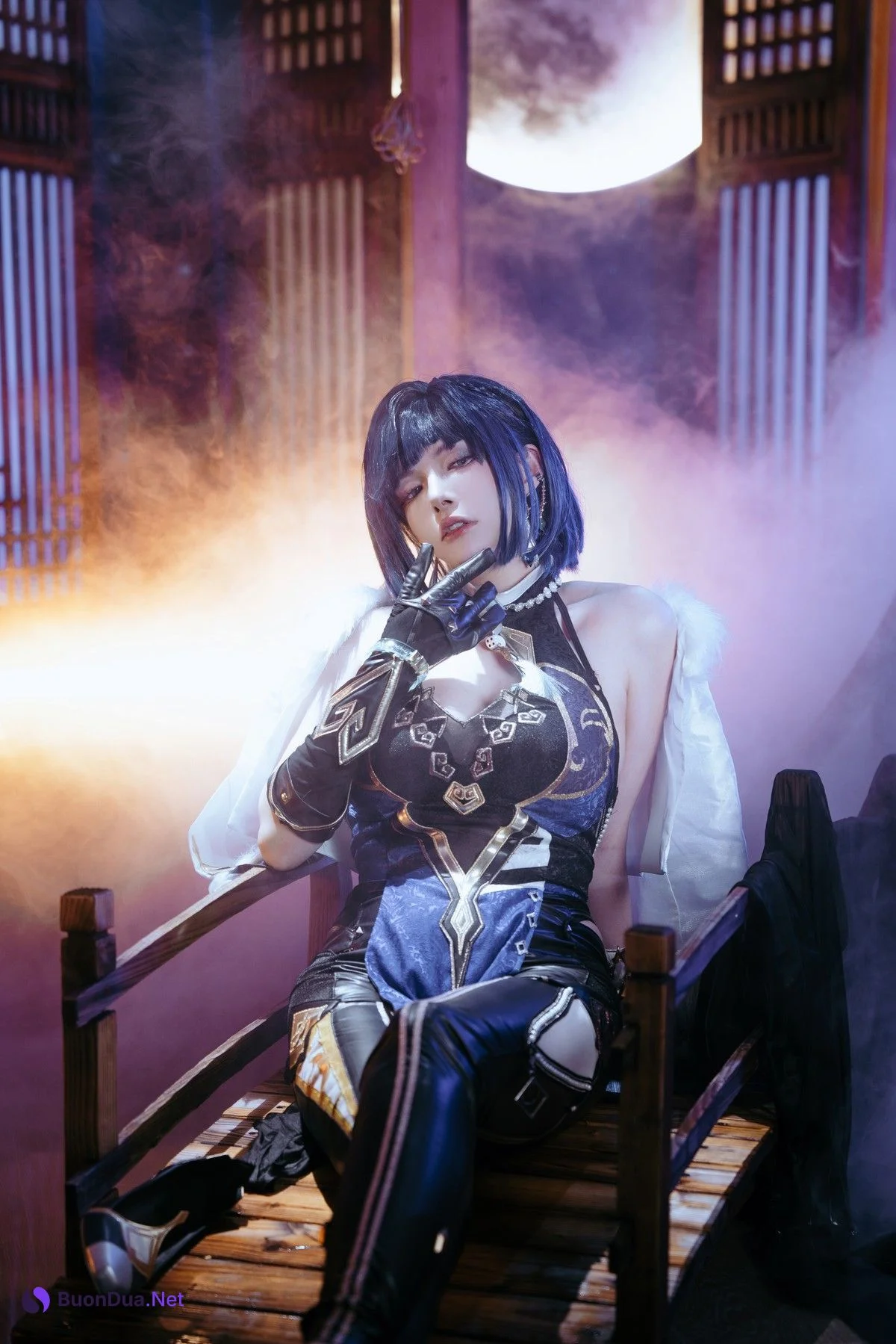 Cosplay 夏小秋秋秋 夜兰 - Photo 6
