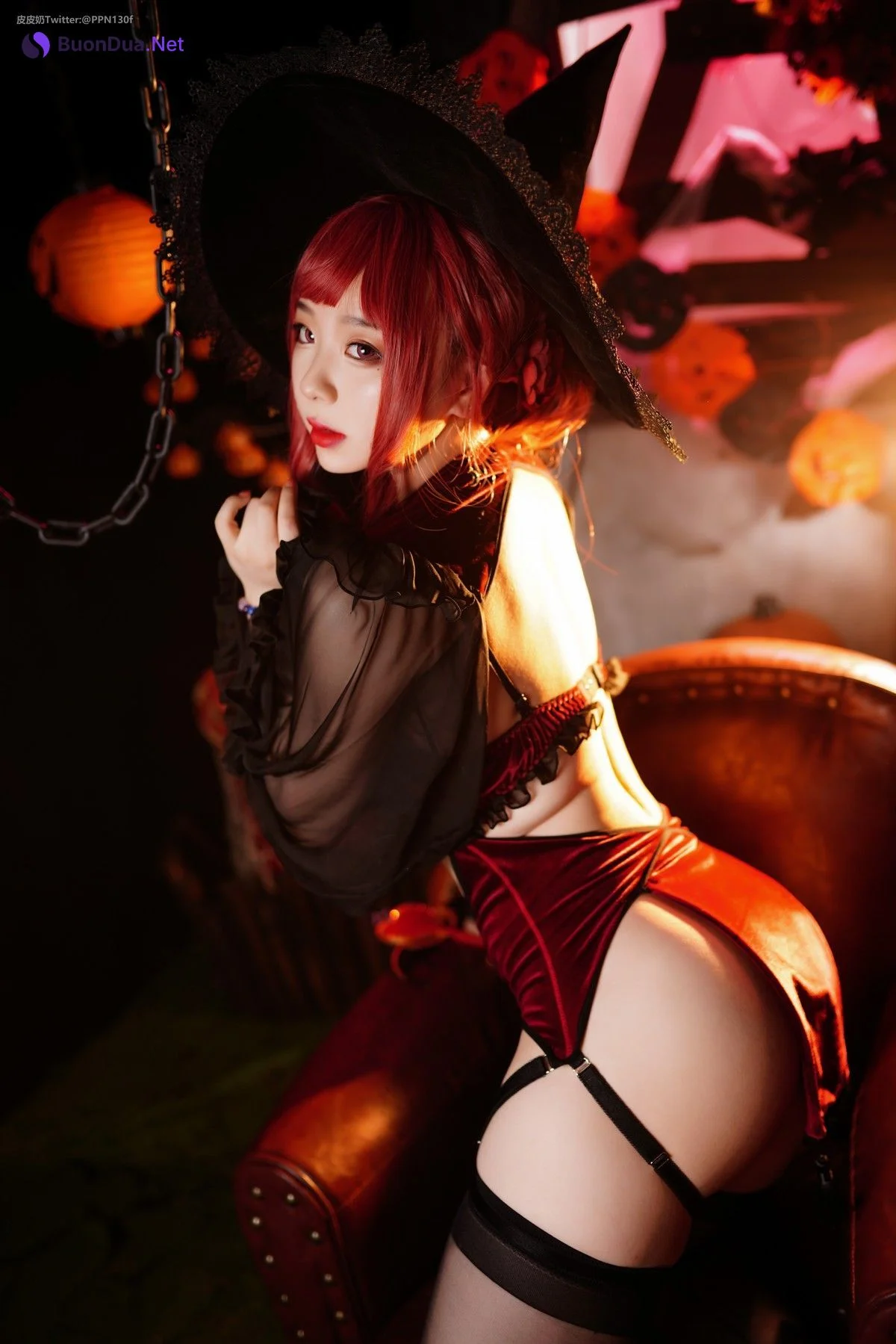 Cosplay 皮皮奶可可爱了啦 万圣节女巫 - Photo 14