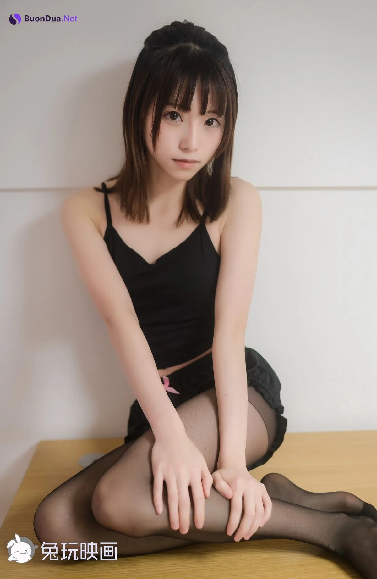Cosplay 兔玩映画 黑丝套装 - Photo 11