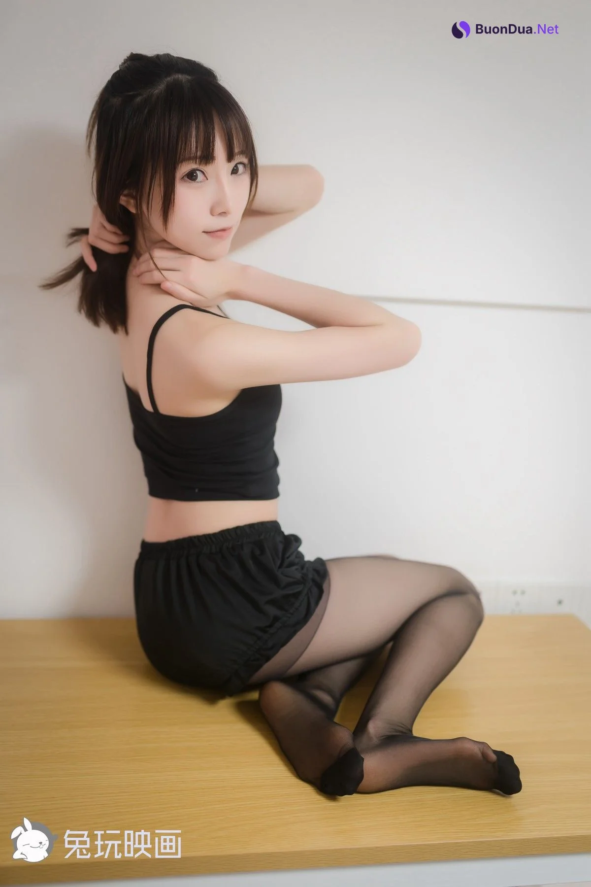 Cosplay 兔玩映画 黑丝套装 - Photo 18
