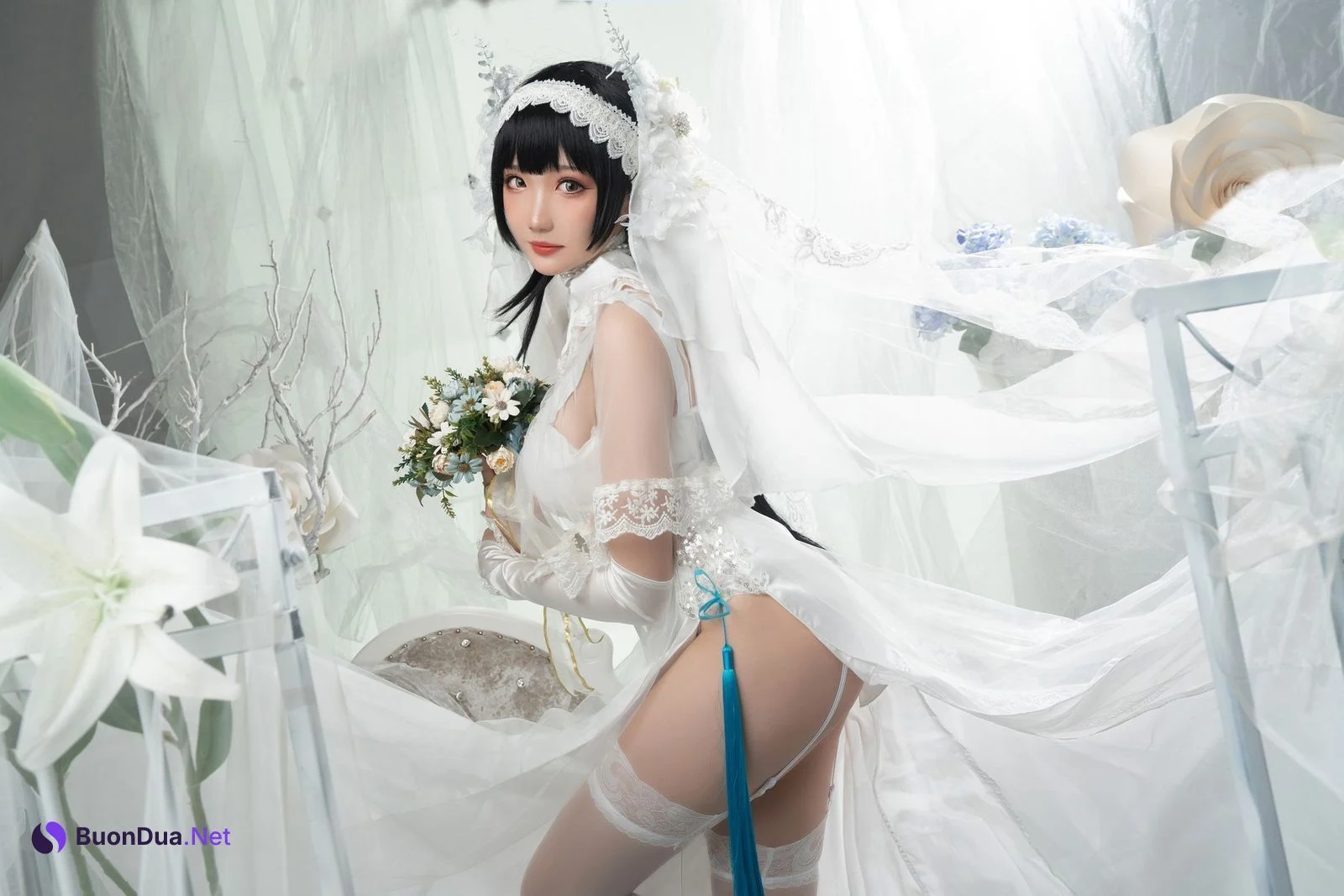 瓜希酱 Cosplay 95式花嫁 - Photo 17
