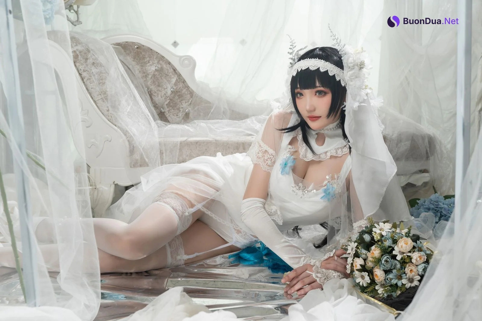 瓜希酱 Cosplay 95式花嫁 - Photo 19