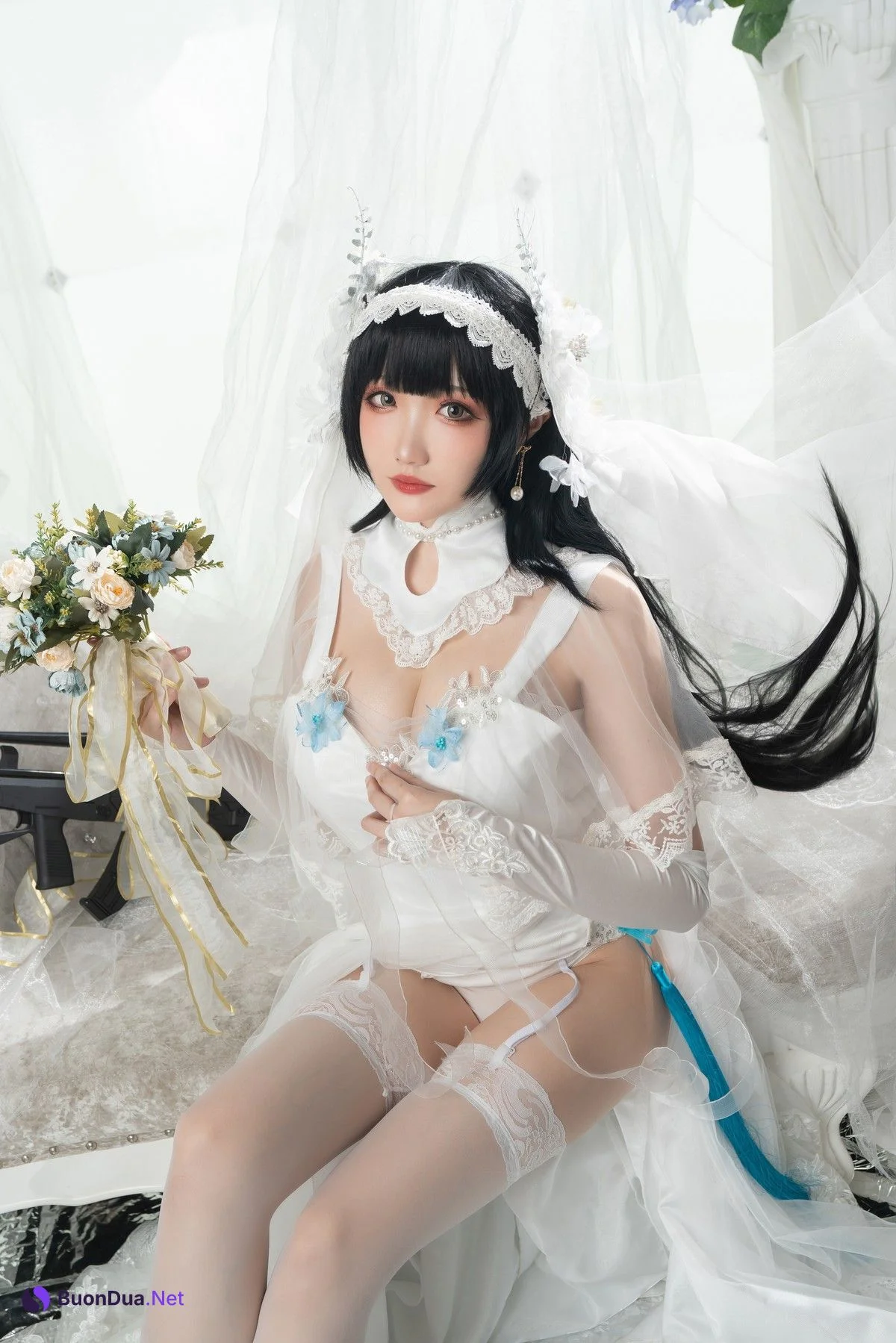 瓜希酱 Cosplay 95式花嫁 - Photo 2