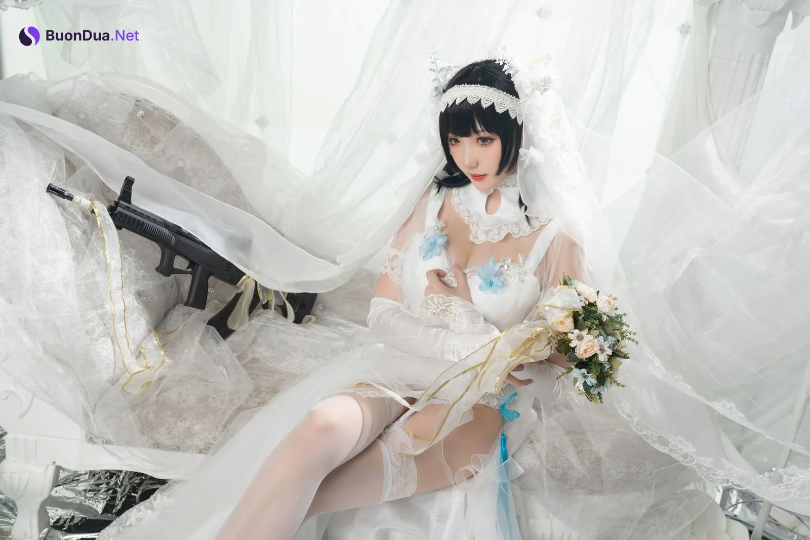 瓜希酱 Cosplay 95式花嫁 - Photo 3