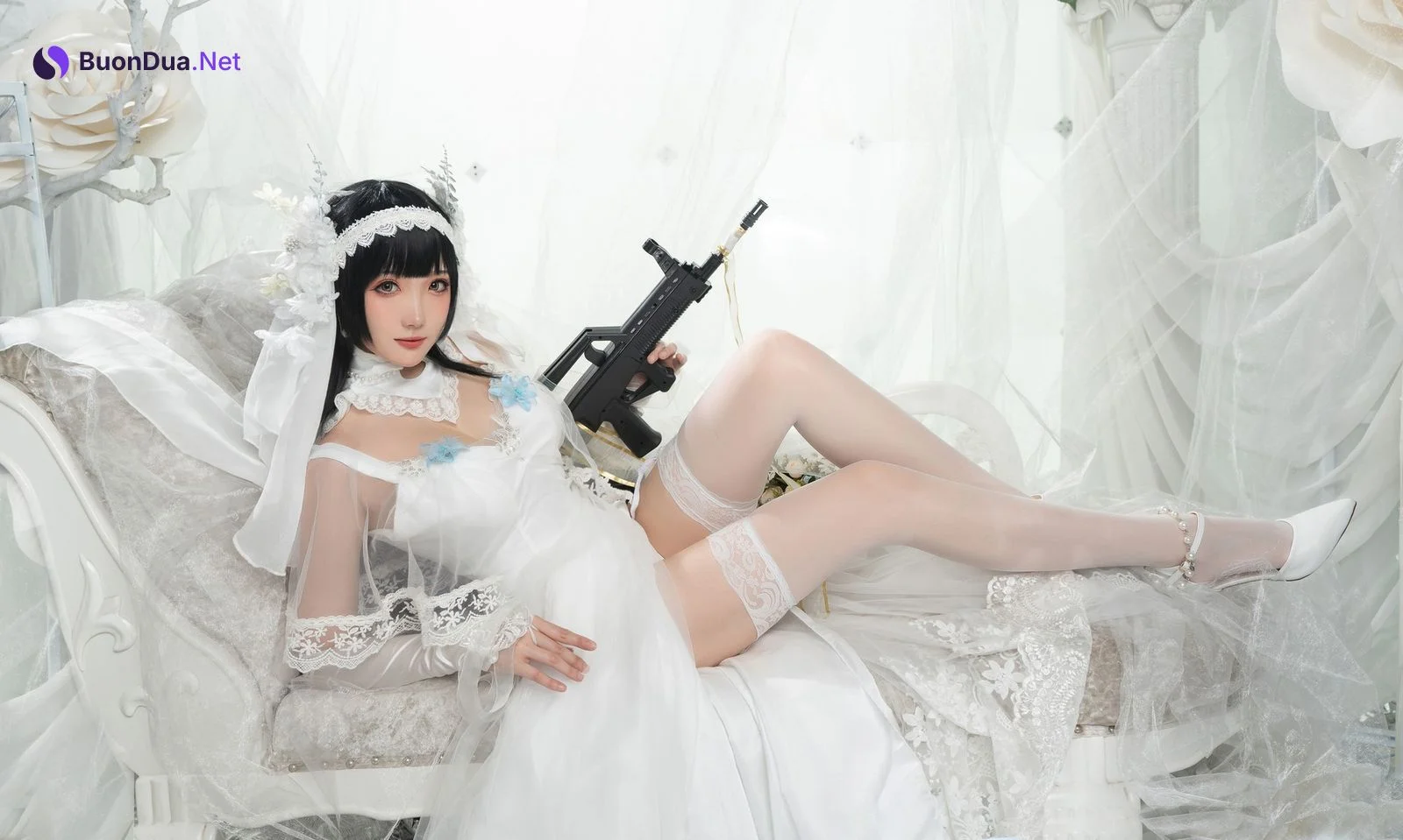 瓜希酱 Cosplay 95式花嫁 - Photo 9