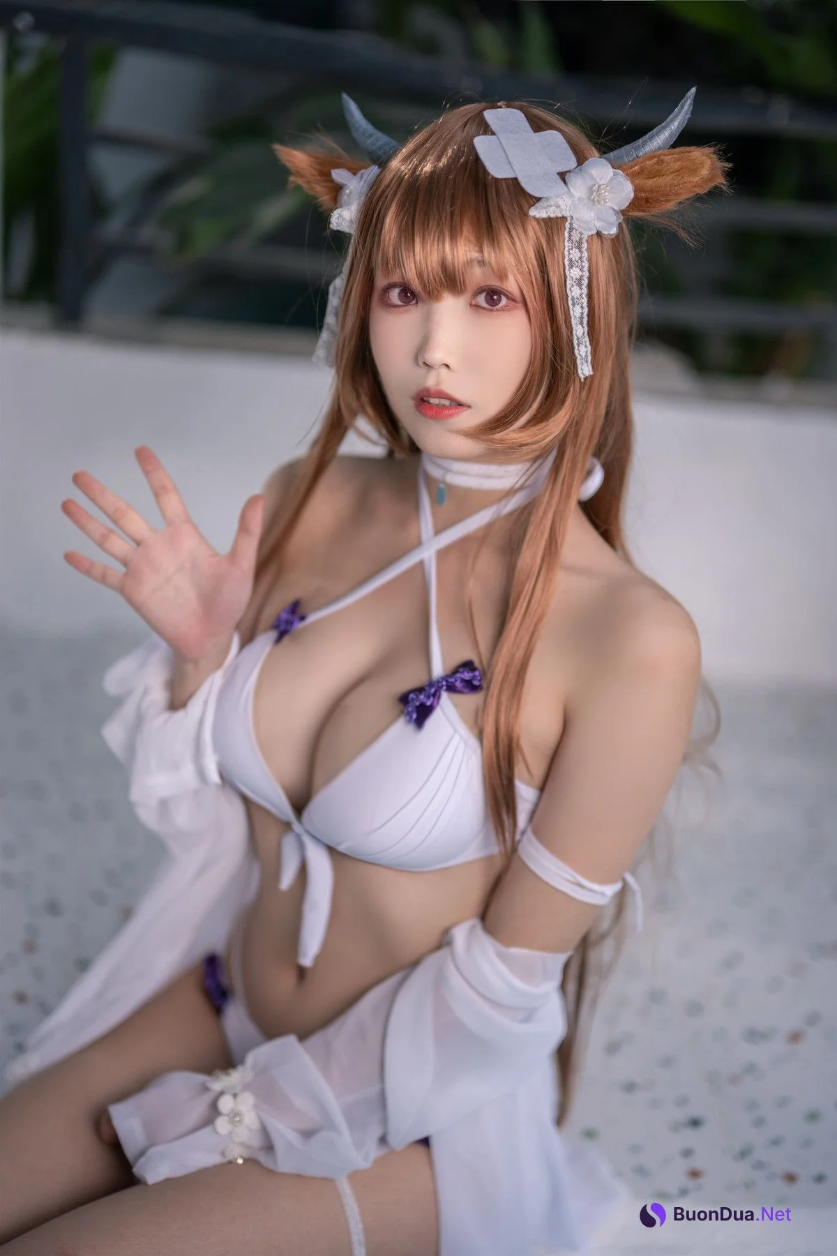 Cosplay 汪知子 樫野泳装 - Photo 14
