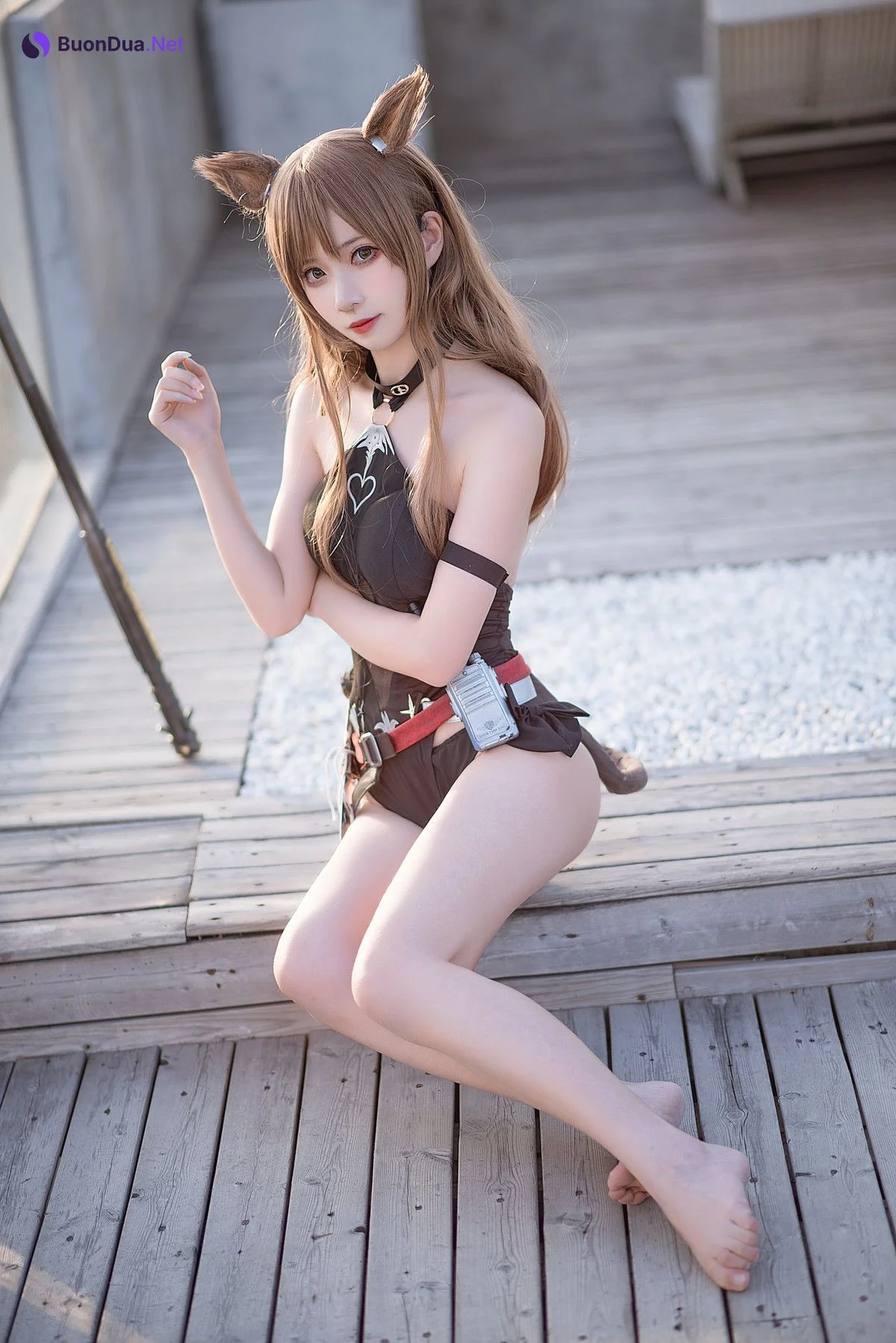 阳炎型小菠萝 Cosplay 天火泳装 - Photo 14