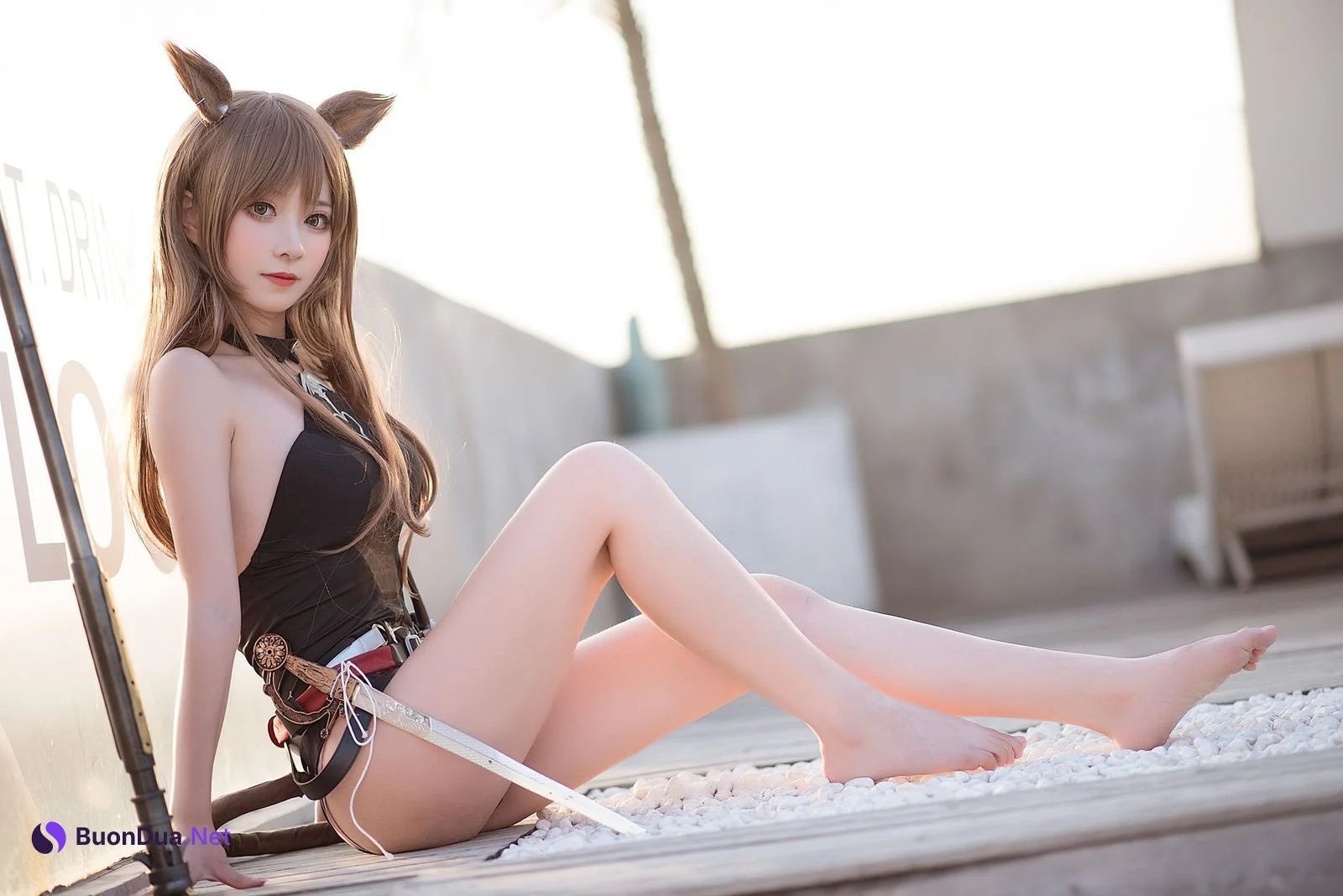 阳炎型小菠萝 Cosplay 天火泳装 - Photo 16