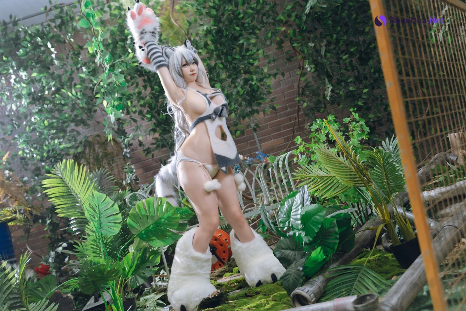 Cosplay 一北亦北 白虎兽娘福瑞 - Photo 15