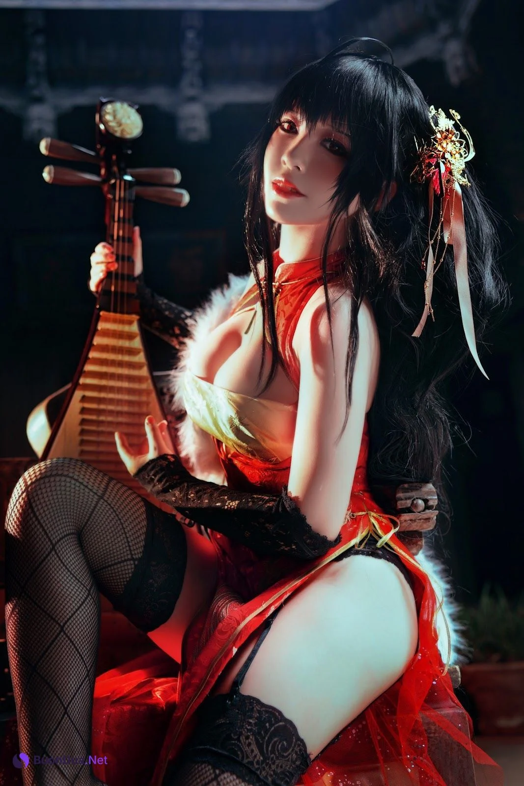 Cosplay 半半子 大凤旗袍 - 照片 11