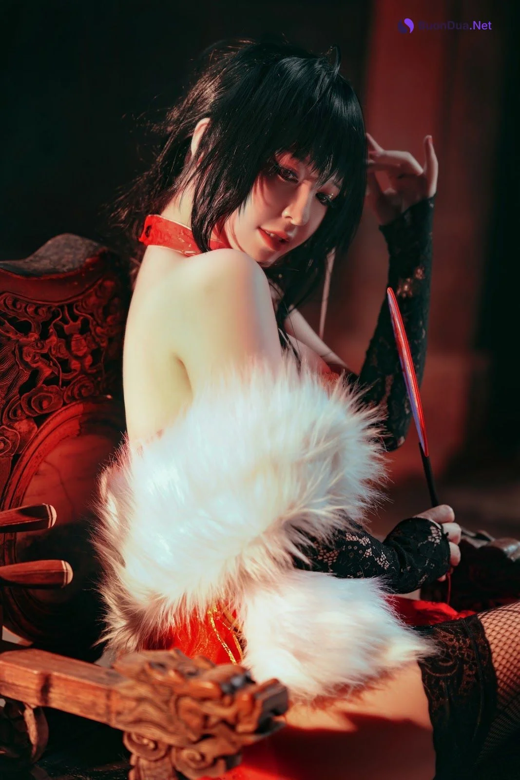 Cosplay 半半子 大凤旗袍 - 照片 14