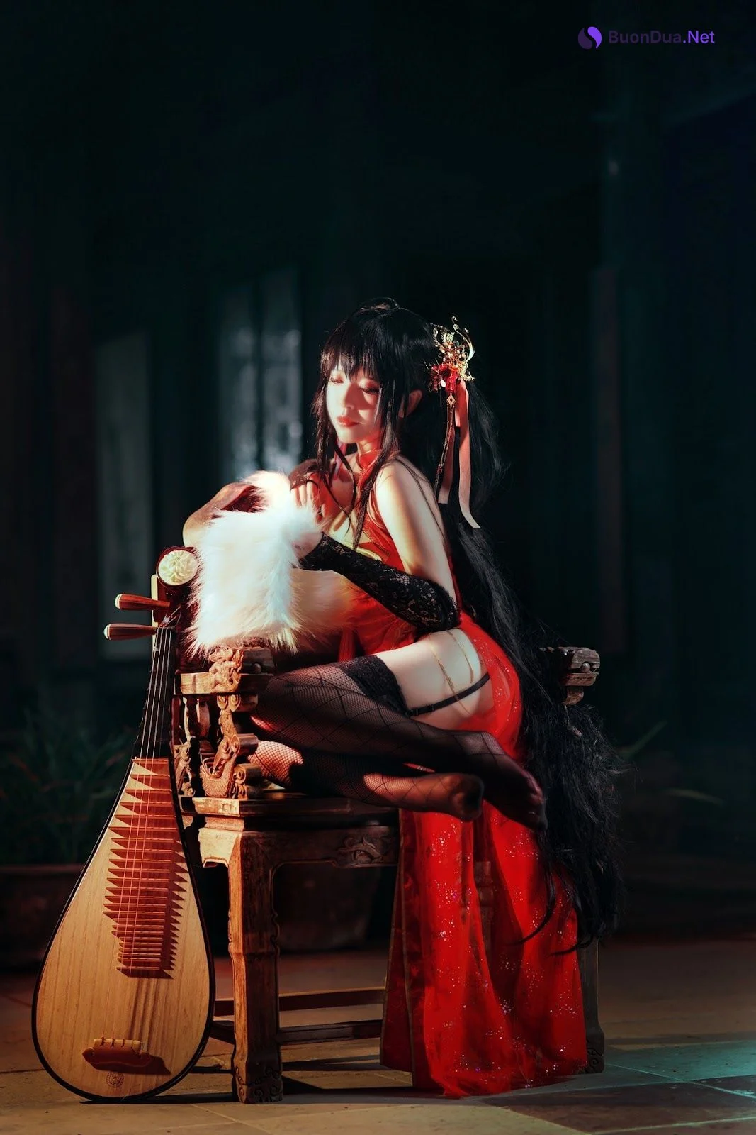 Cosplay 半半子 大凤旗袍 - 照片 20