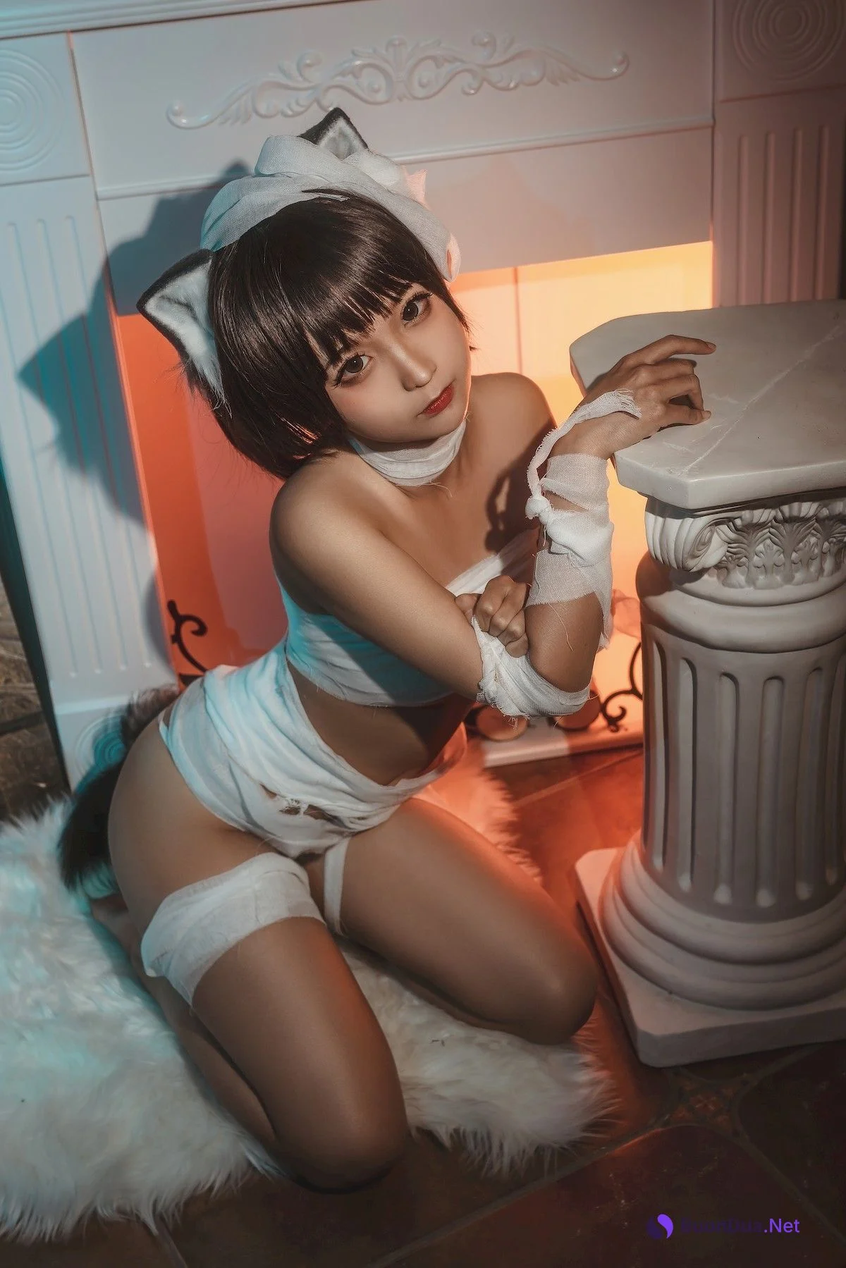 蠢沫沫 Cosplay 绷带猫 - Photo 11