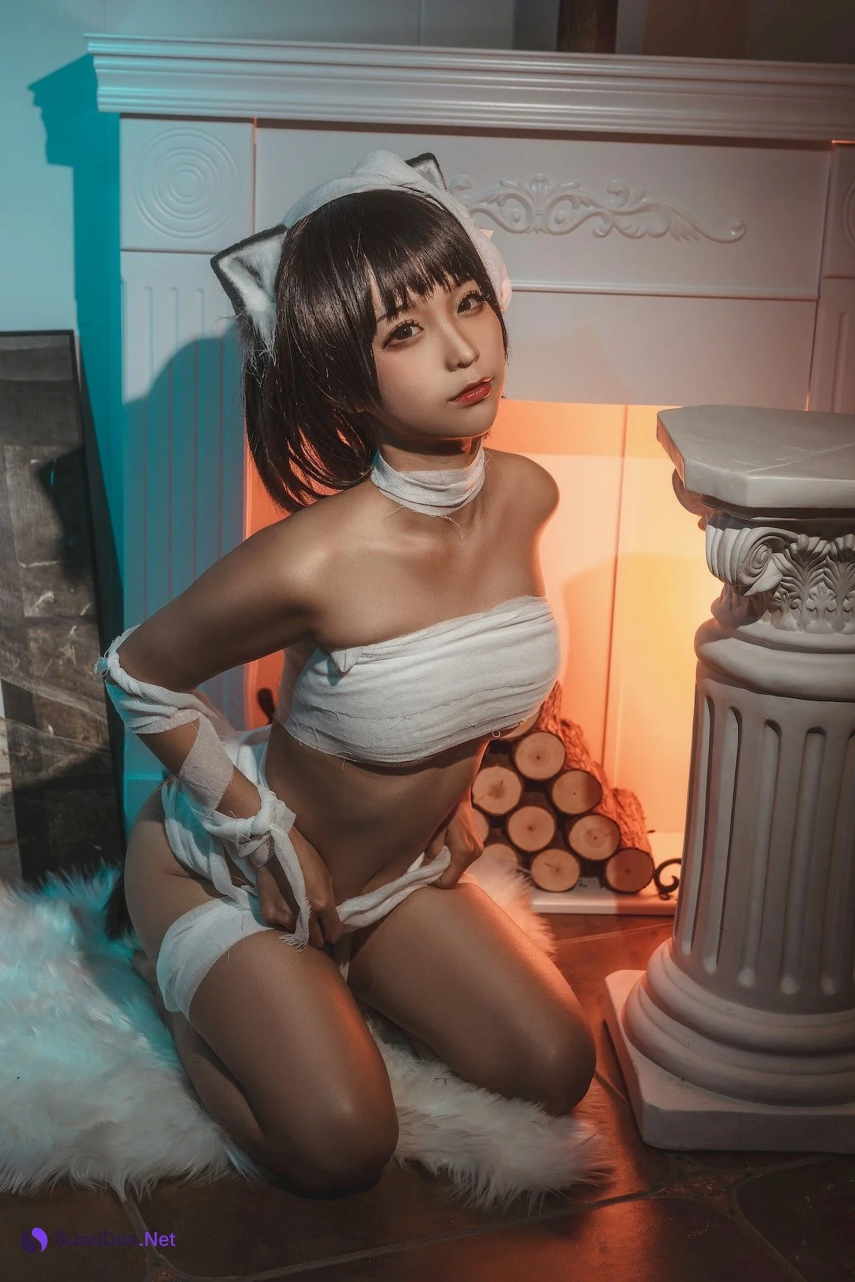 蠢沫沫 Cosplay 绷带猫 - Photo 13
