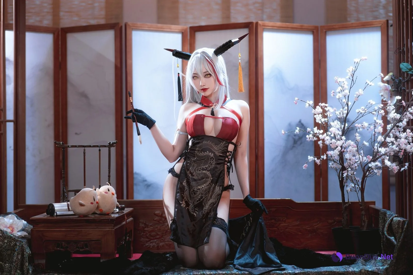 Cosplay 宮本桜 埃吉尔旗袍 - Photo 11