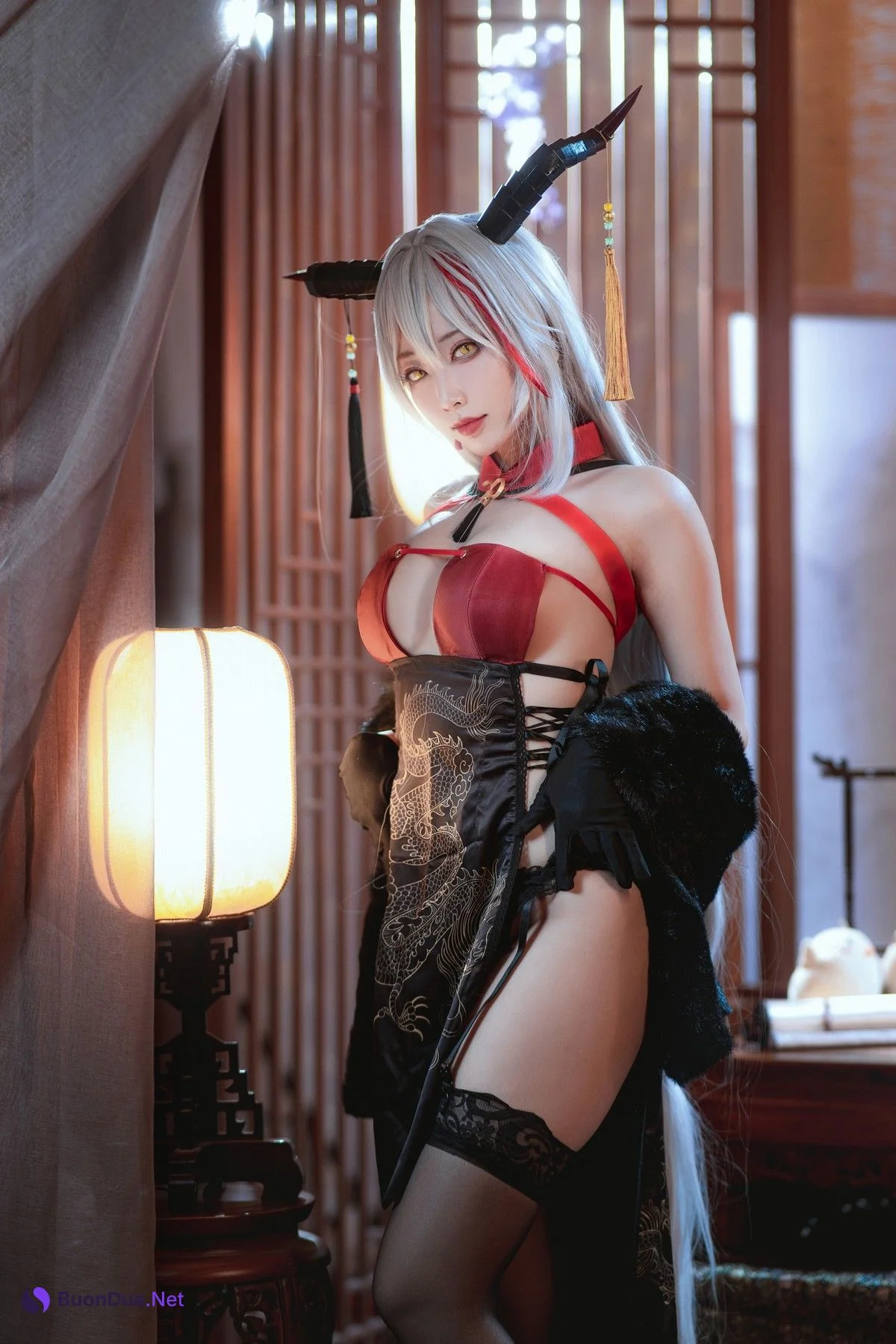 Cosplay 宮本桜 埃吉尔旗袍 - Photo 16