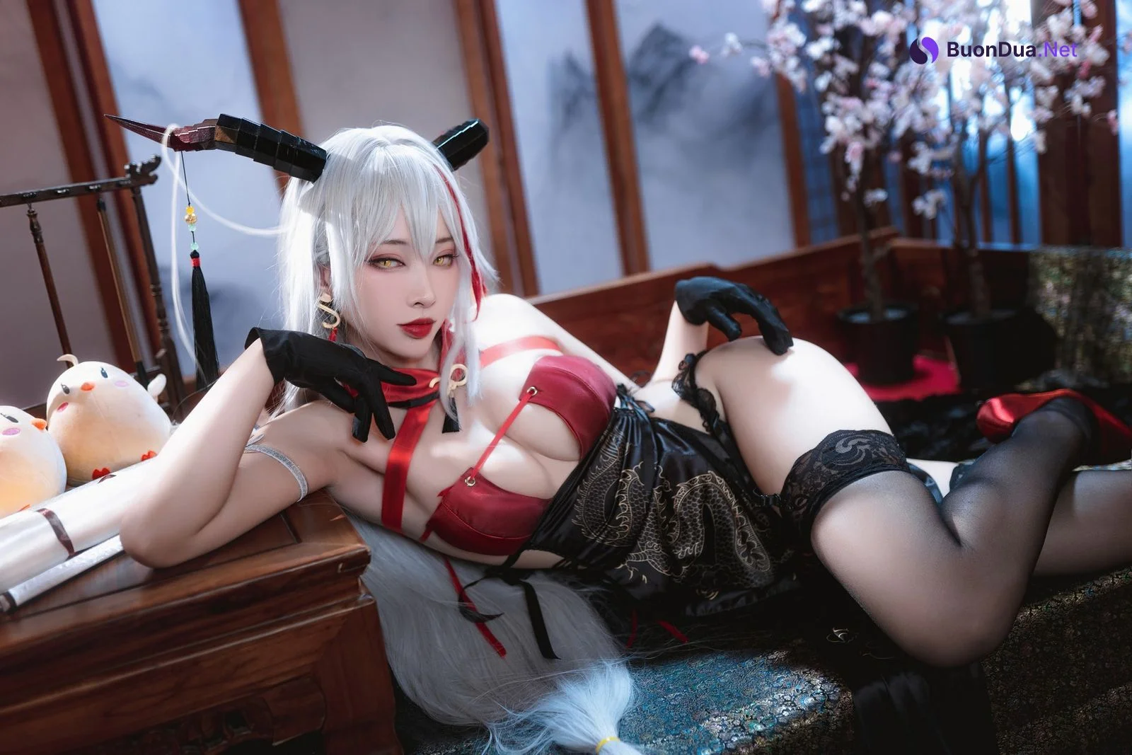 Cosplay 宮本桜 埃吉尔旗袍 - Photo 19