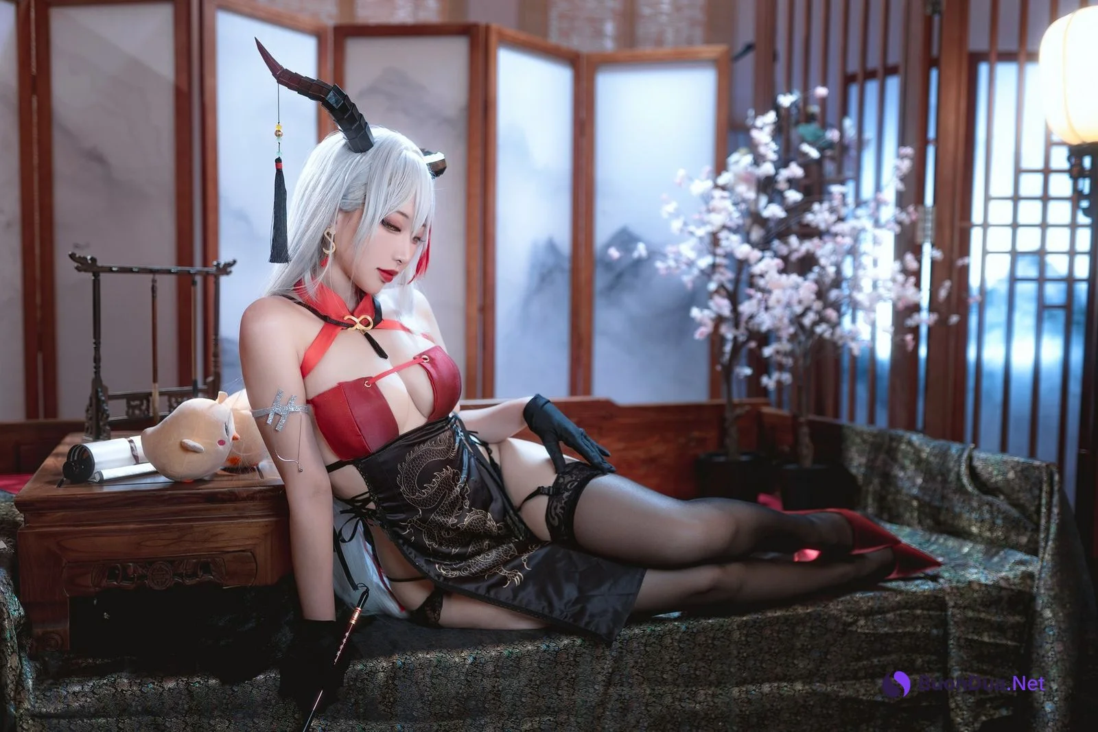 Cosplay 宮本桜 埃吉尔旗袍 - Photo 6