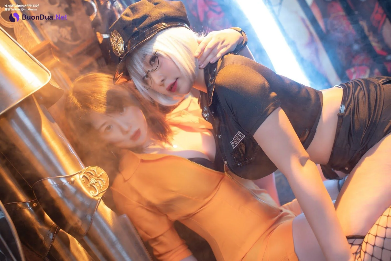 Cosplay 皮皮奶可可爱了啦 & 喵零 匪警 - Photo 11