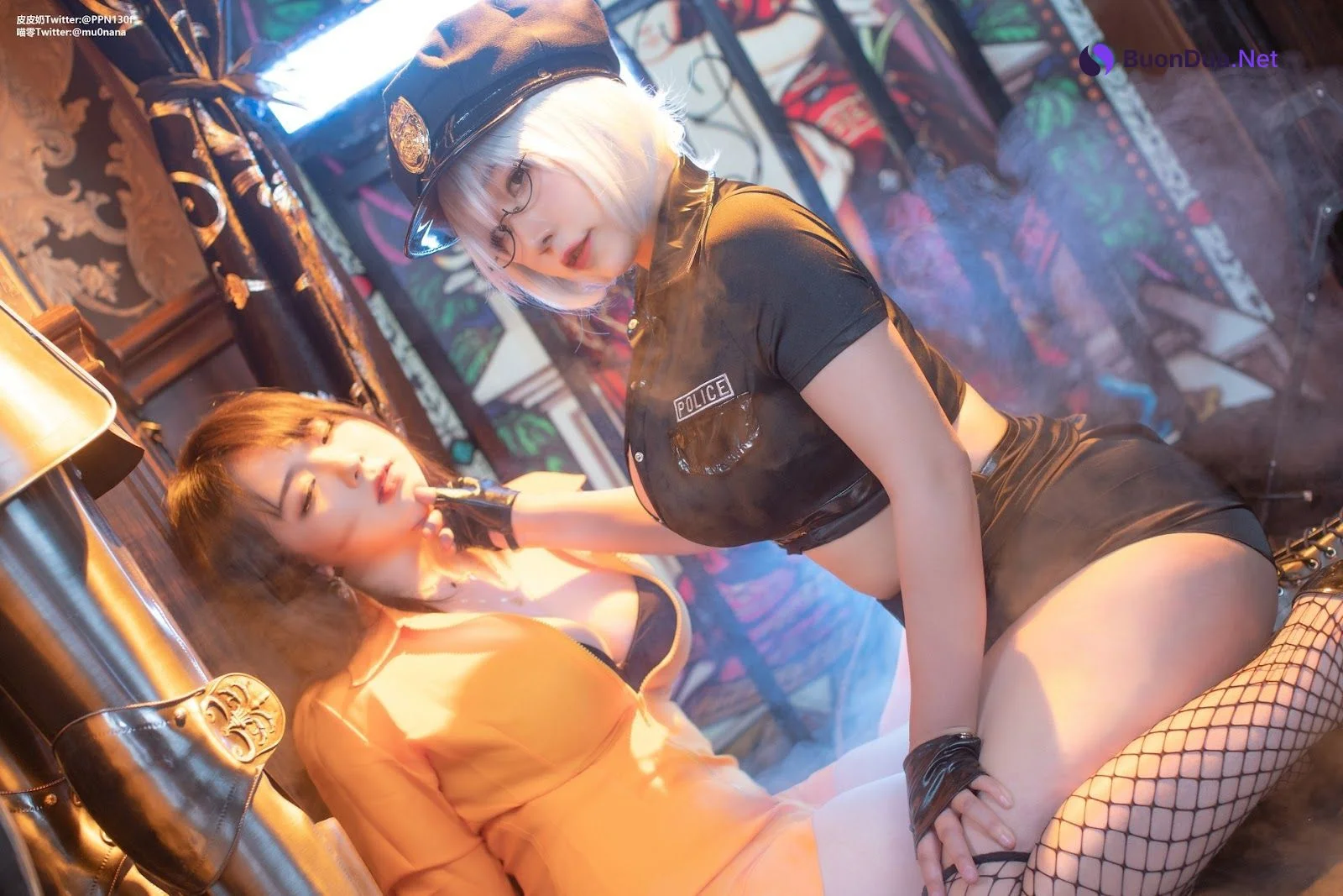 Cosplay 皮皮奶可可爱了啦 & 喵零 匪警 - Photo 12