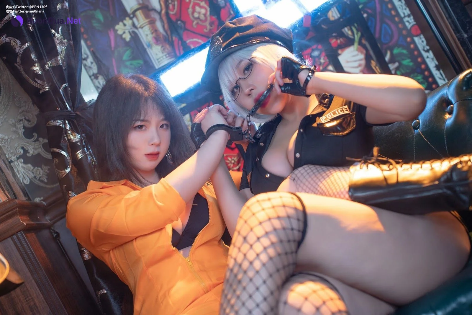 Cosplay 皮皮奶可可爱了啦 & 喵零 匪警 - Photo 13