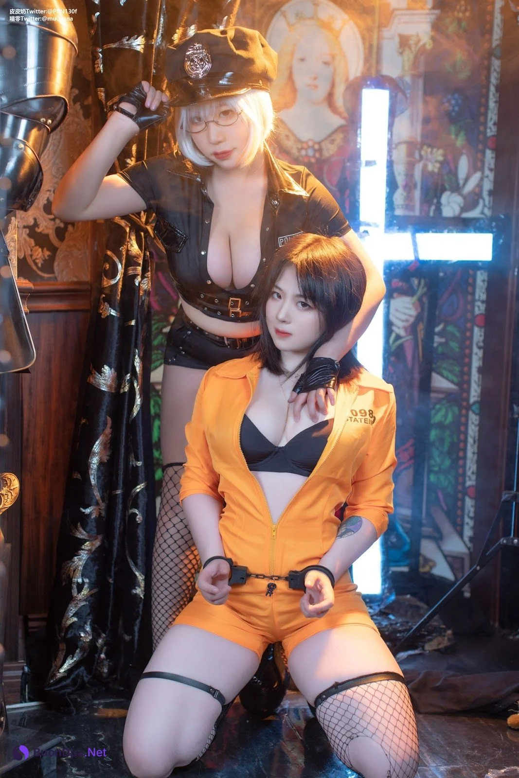 Cosplay 皮皮奶可可爱了啦 & 喵零 匪警 - Photo 7