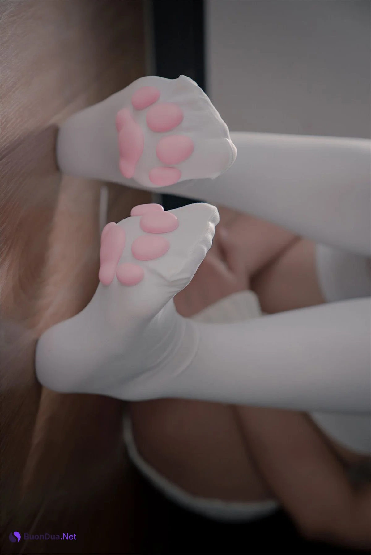 Cosplay 轩萧学姐 猫爪袜 - Photo 12