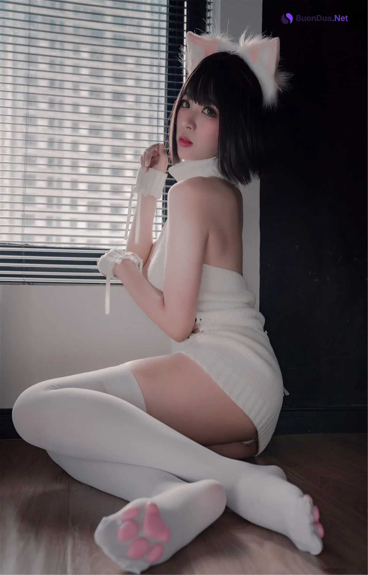 Cosplay 轩萧学姐 猫爪袜 - Photo 14