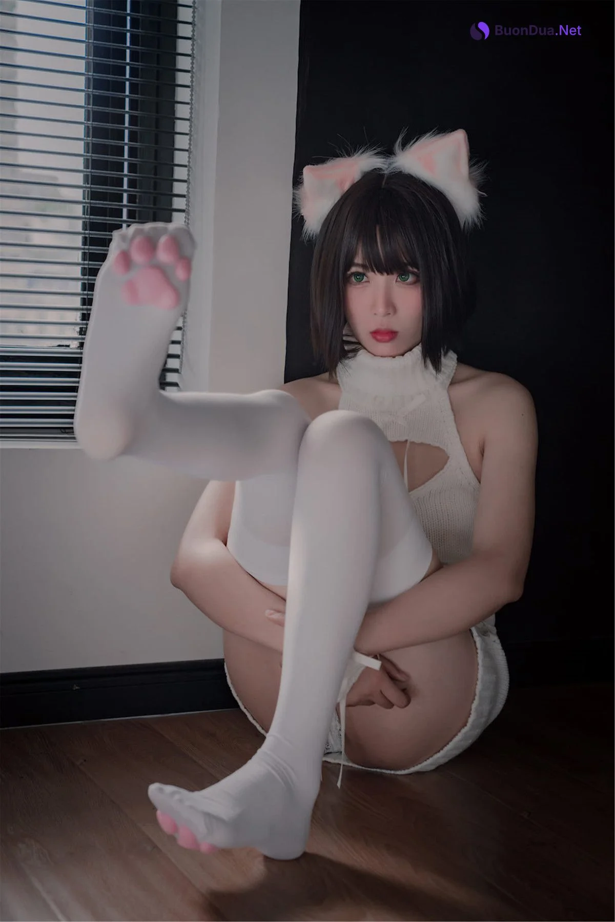 Cosplay 轩萧学姐 猫爪袜 - Photo 18