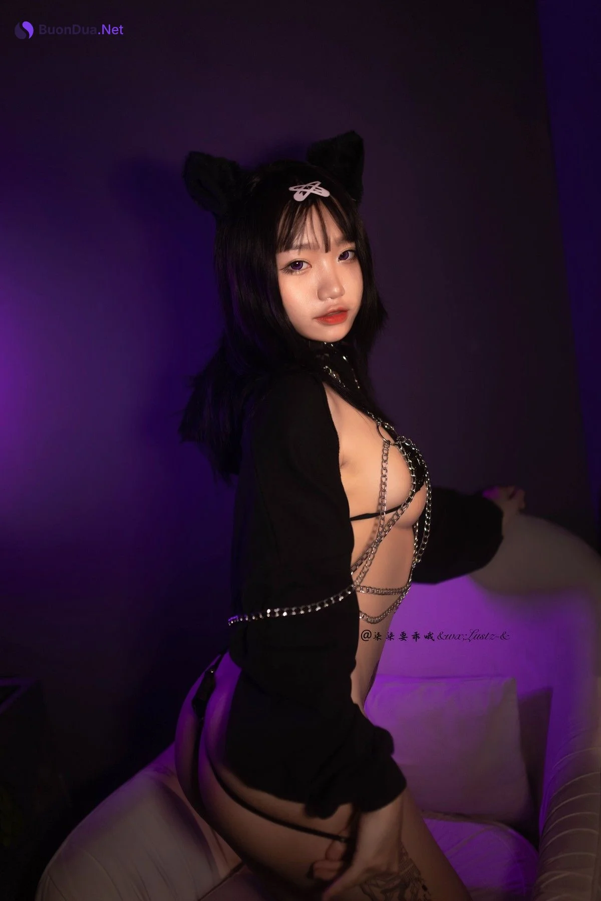 Cosplay 柒柒要乖哦 魅魔出差 - Photo 15