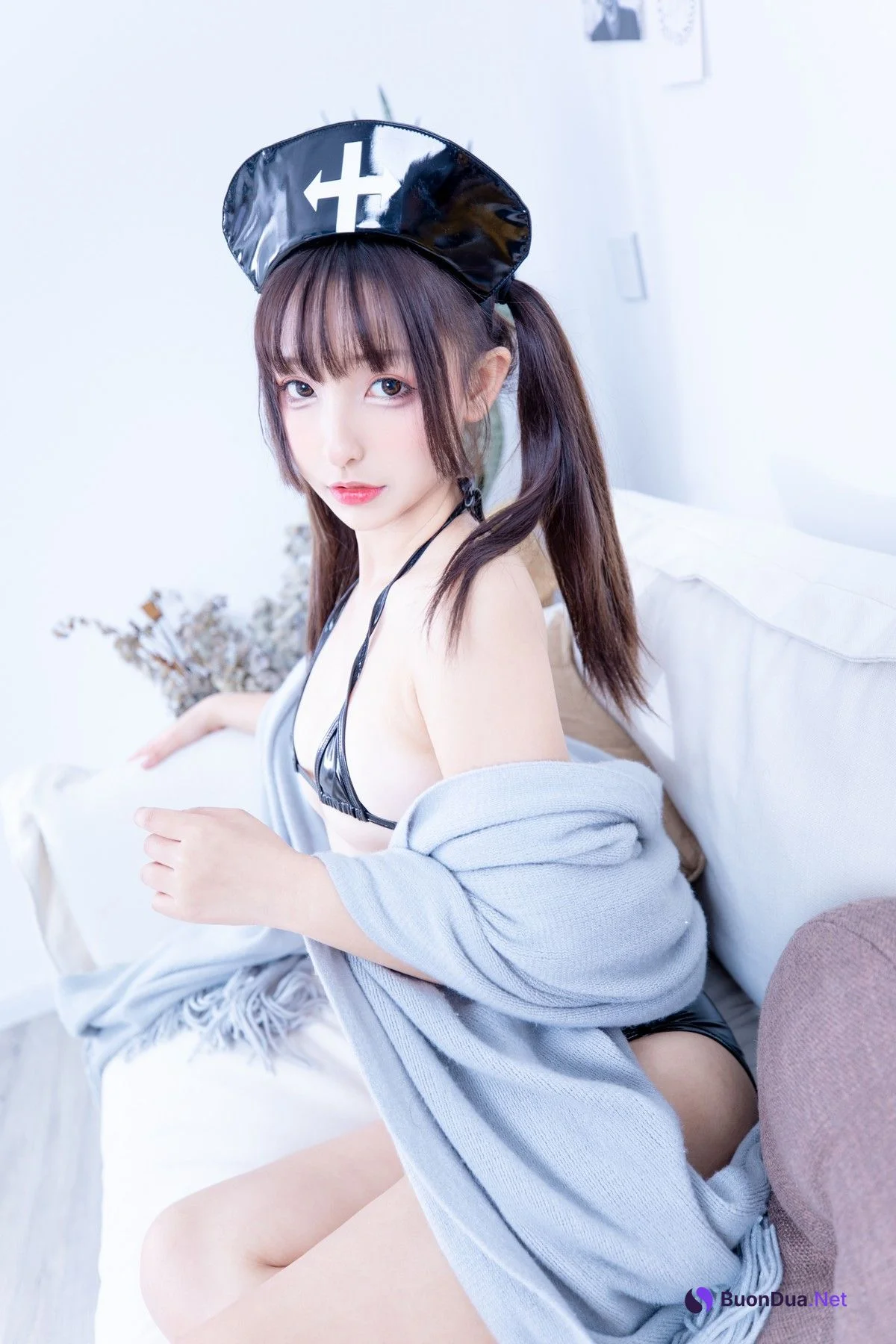 Cosplay 神楽坂真冬 电子相册-暗黑护士《空気なし》 - Photo 7