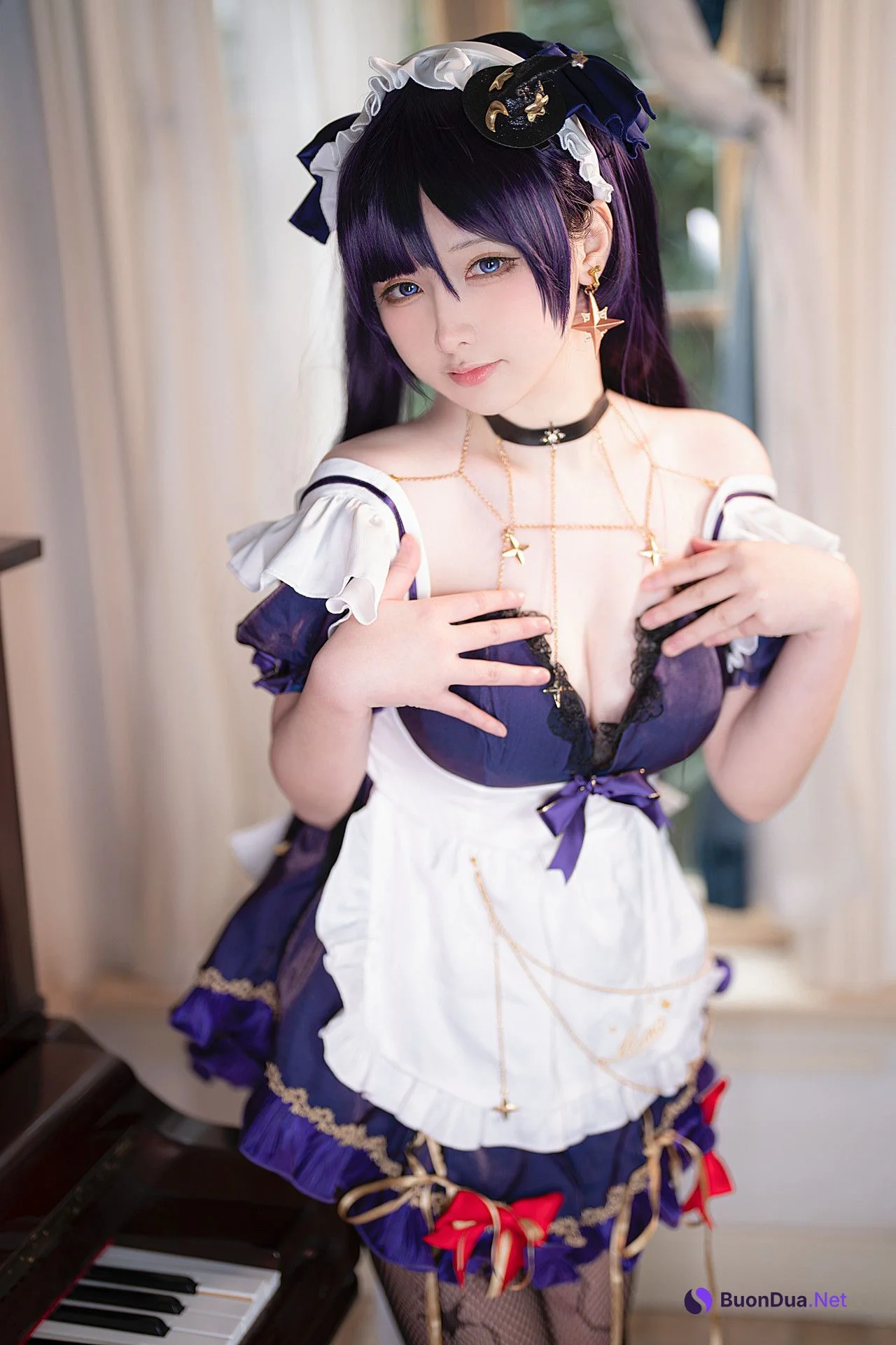 Cosplay 樱梨梨 莫娜女仆 - Photo 10